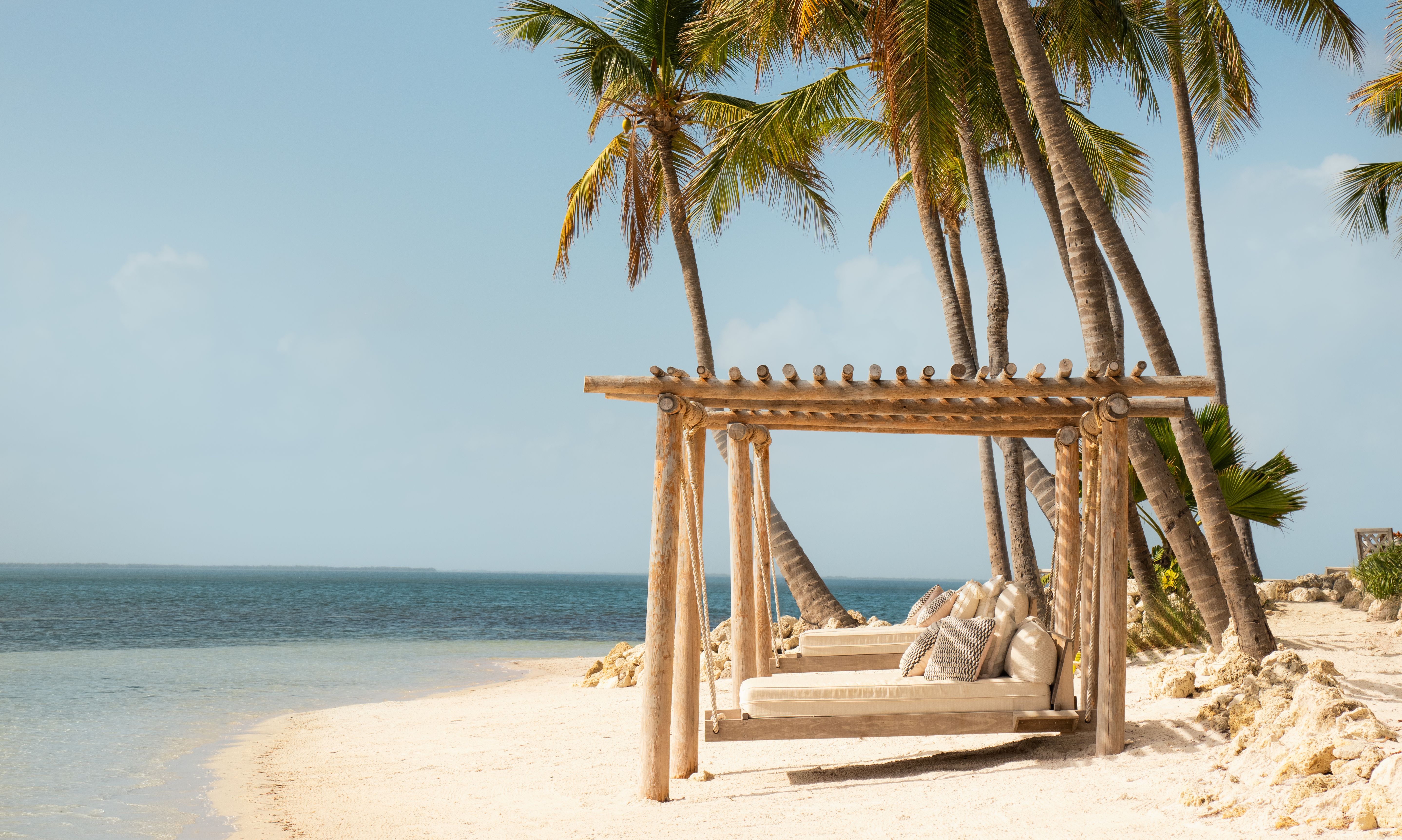 Amerika-Florida-Little-Torch-Key-Little-Palm-Island-Strand-Cabana