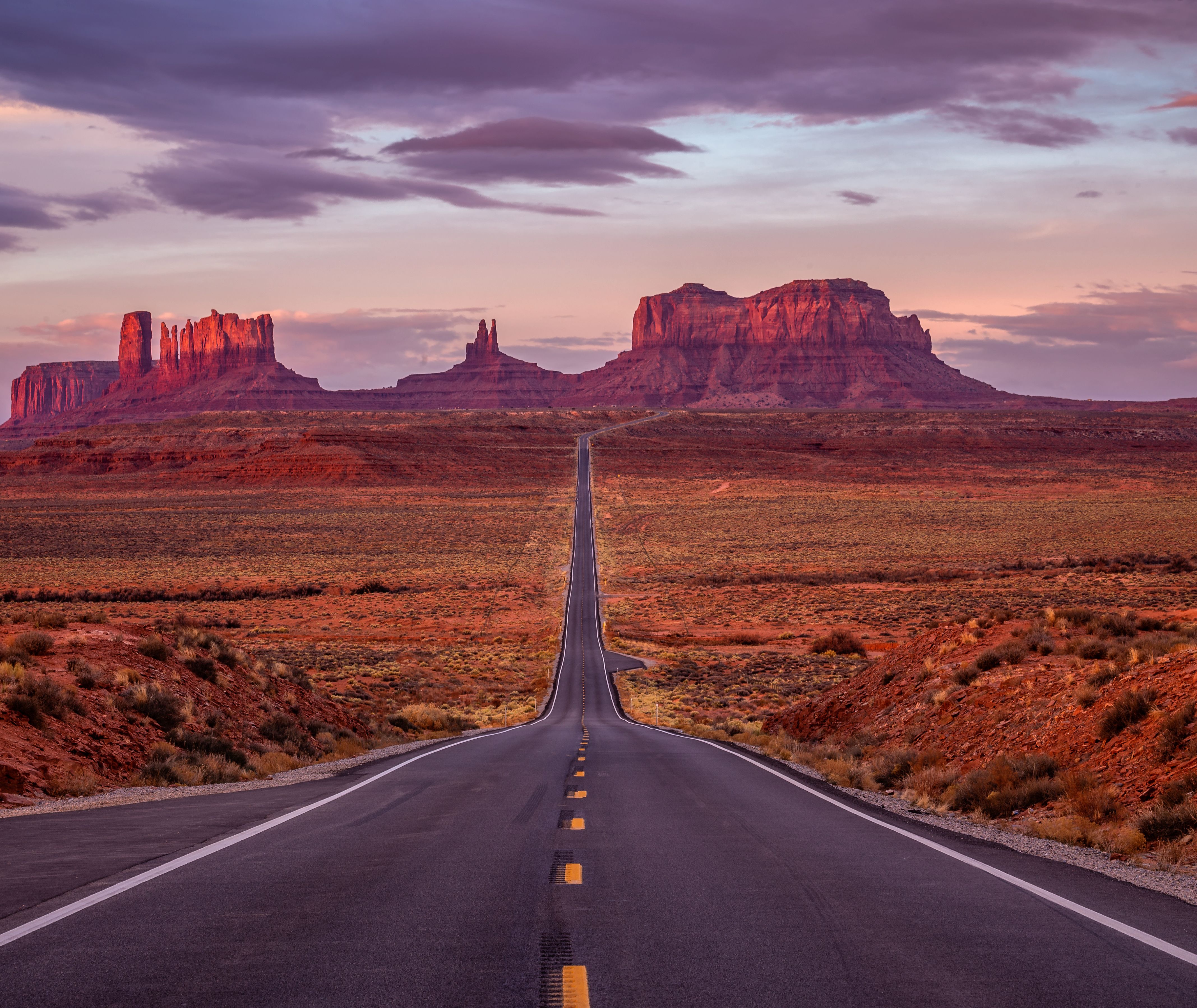 amerika-arizona-monument-valley-weg