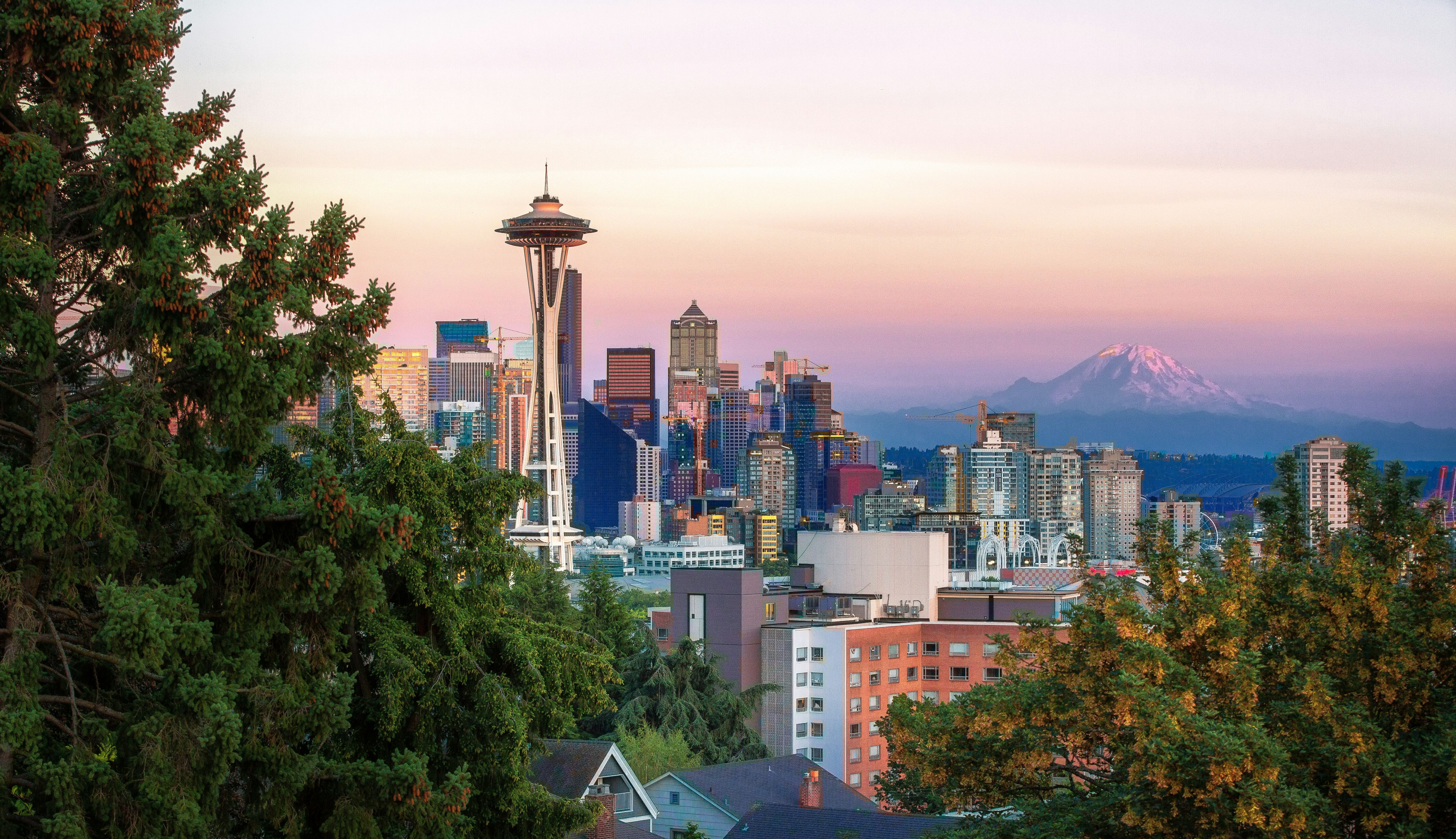 Amerika-Seattle-skyline