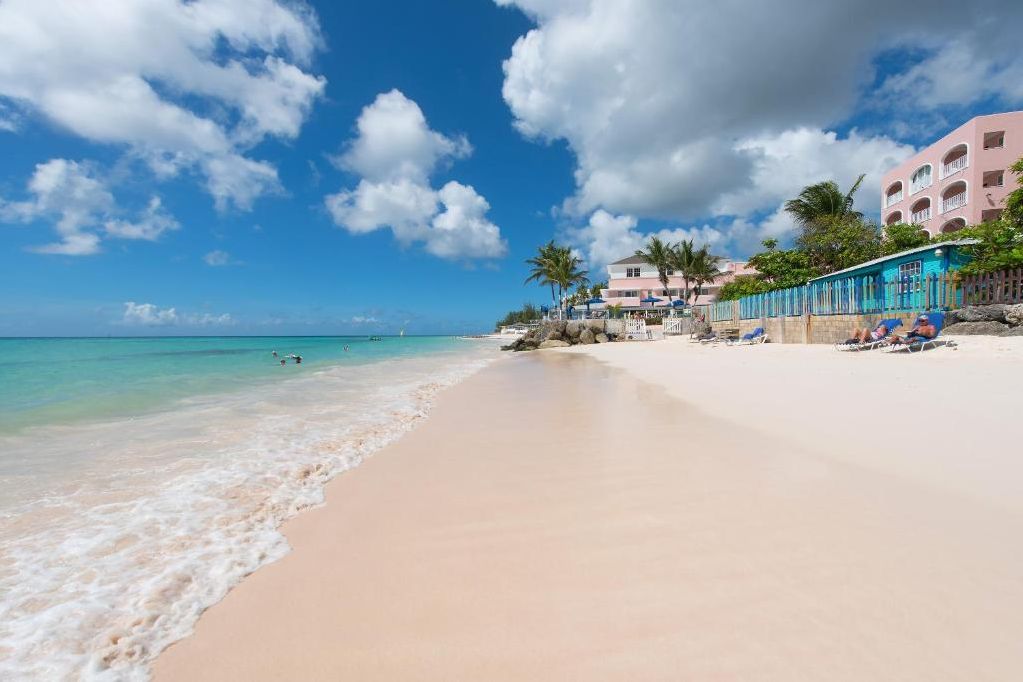 Barbados Zuidkust Christ Church Butterfly Beach Hotel Strand