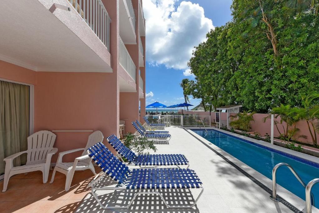 Barbados Zuidkust Christ Church Butterfly Beach Kamer Terras