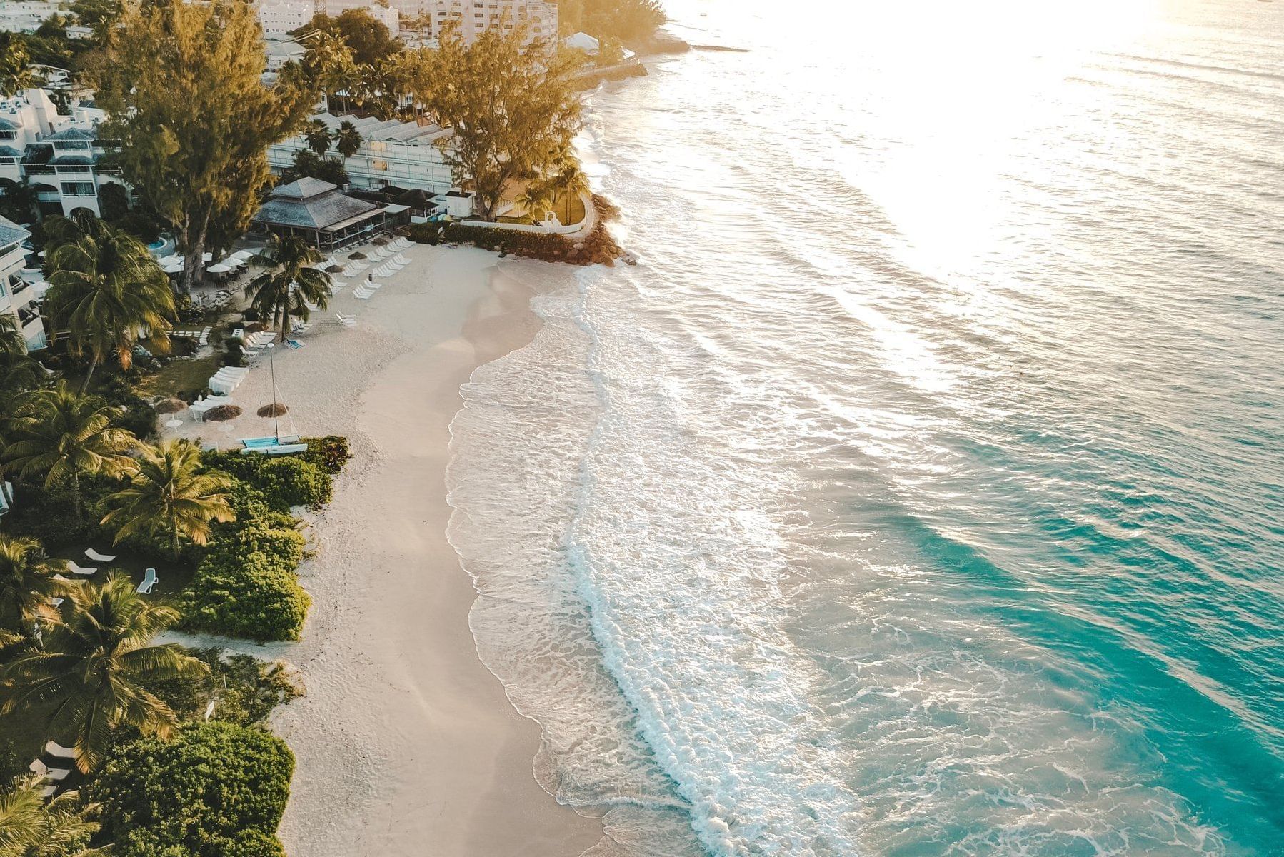 Barbados Zuidkust Christ Church Bougainvillea Barbados Strand