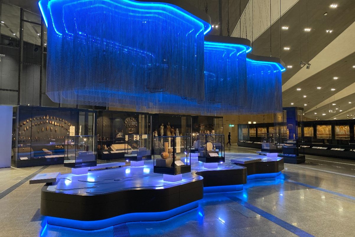 Grand Egyptian Museum tentoonstelling