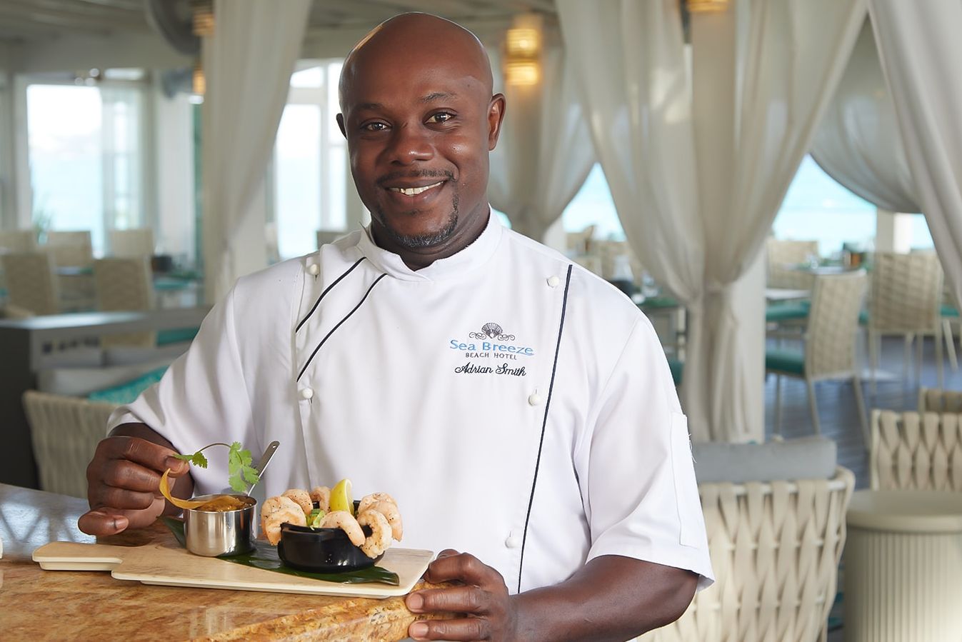 Barbados Zuidkust Sea Breeze Beach House Dineren