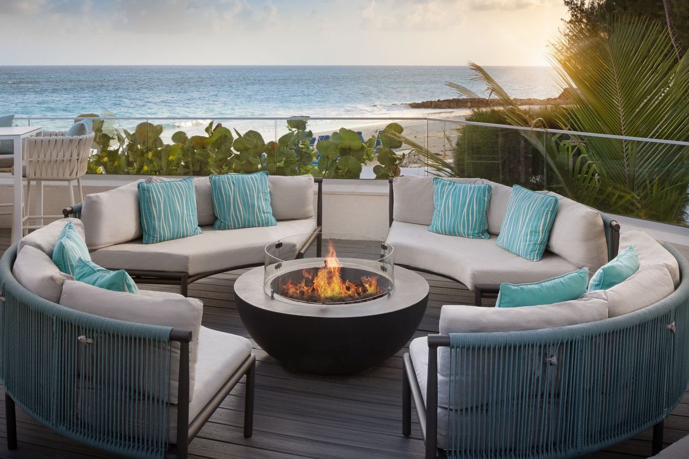 Barbados Zuidkust Sea Breeze Beach House Terras