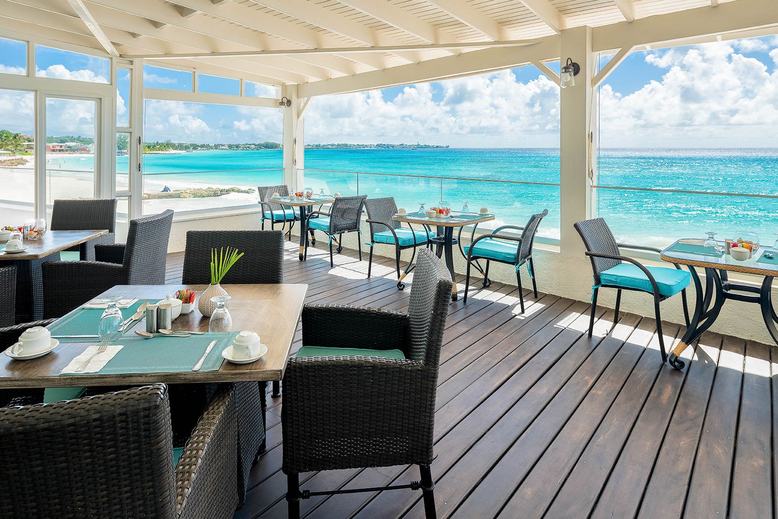 Barbados Zuidkust Sea Breeze Beach House Restaurant