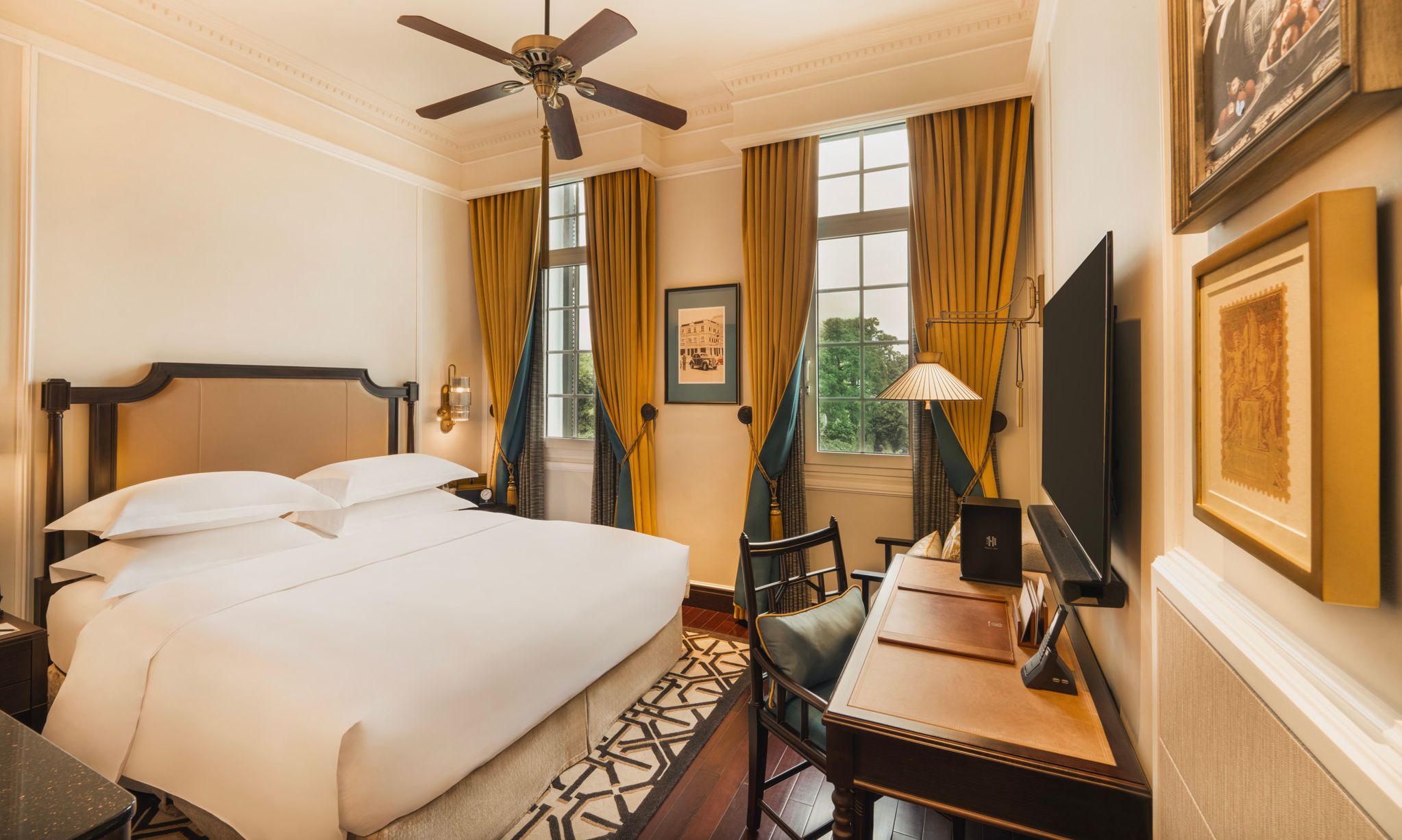 Luxury kamer in het Sofitel Legend Metropole in Hanoi