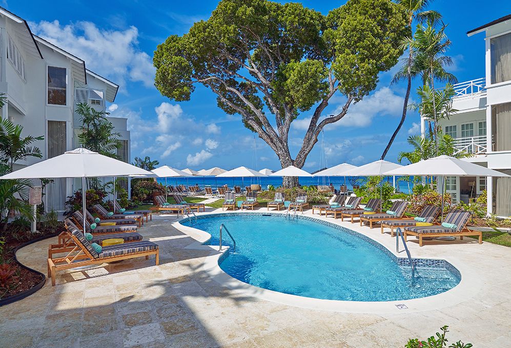 Barbados Westkust St James Treasure Beach Art Hotel Zwembad