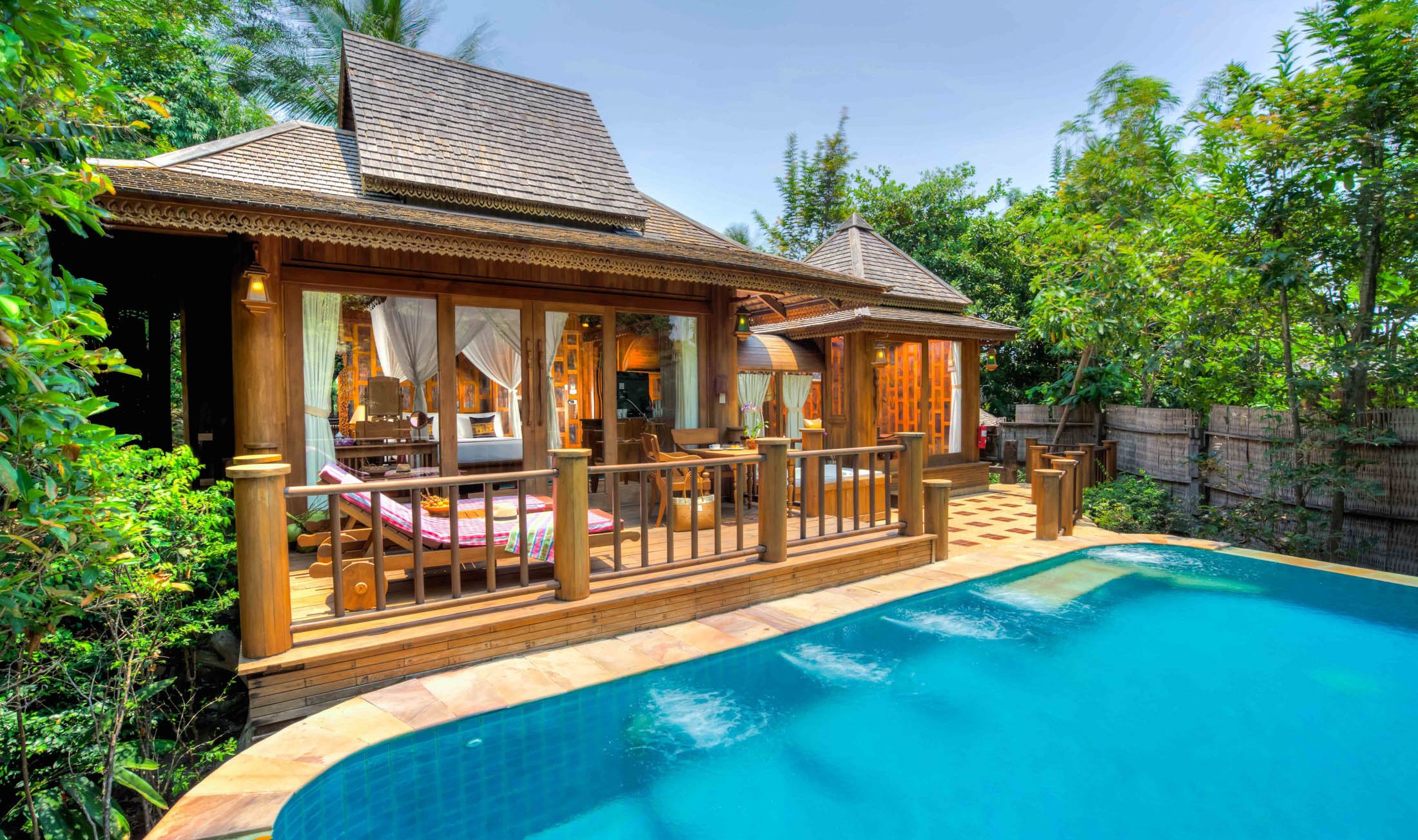Hideaway Pool Villa in het Santhiya Koh Phangan Resort in Thailand