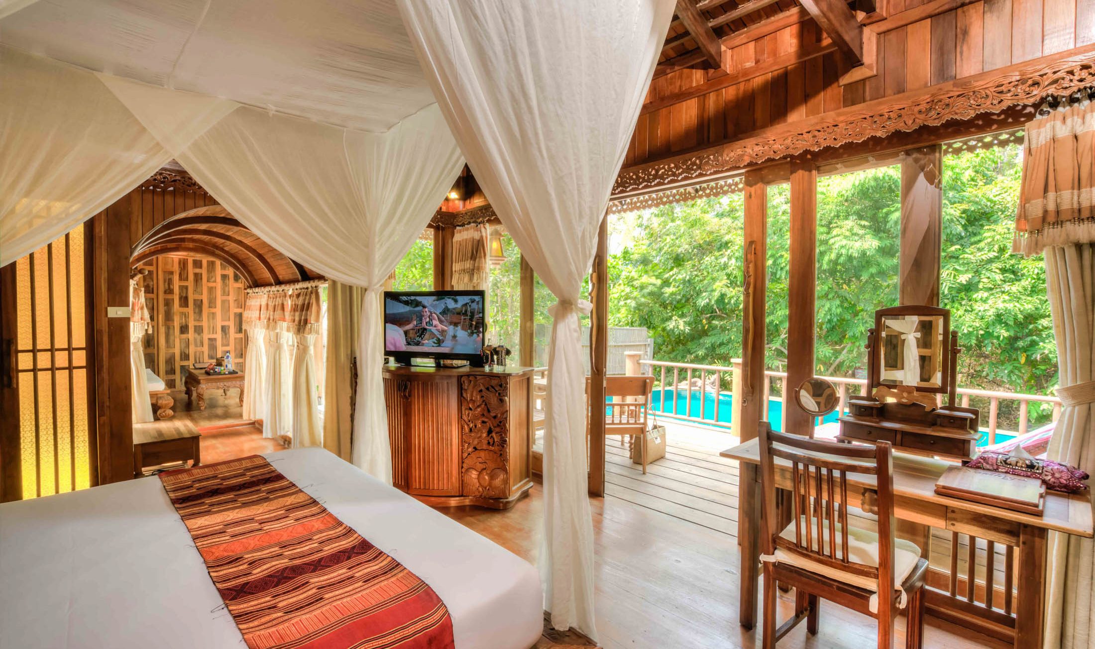 Hideaway Pool Villa in het Santhiya Koh Phangan Resort in Thailand