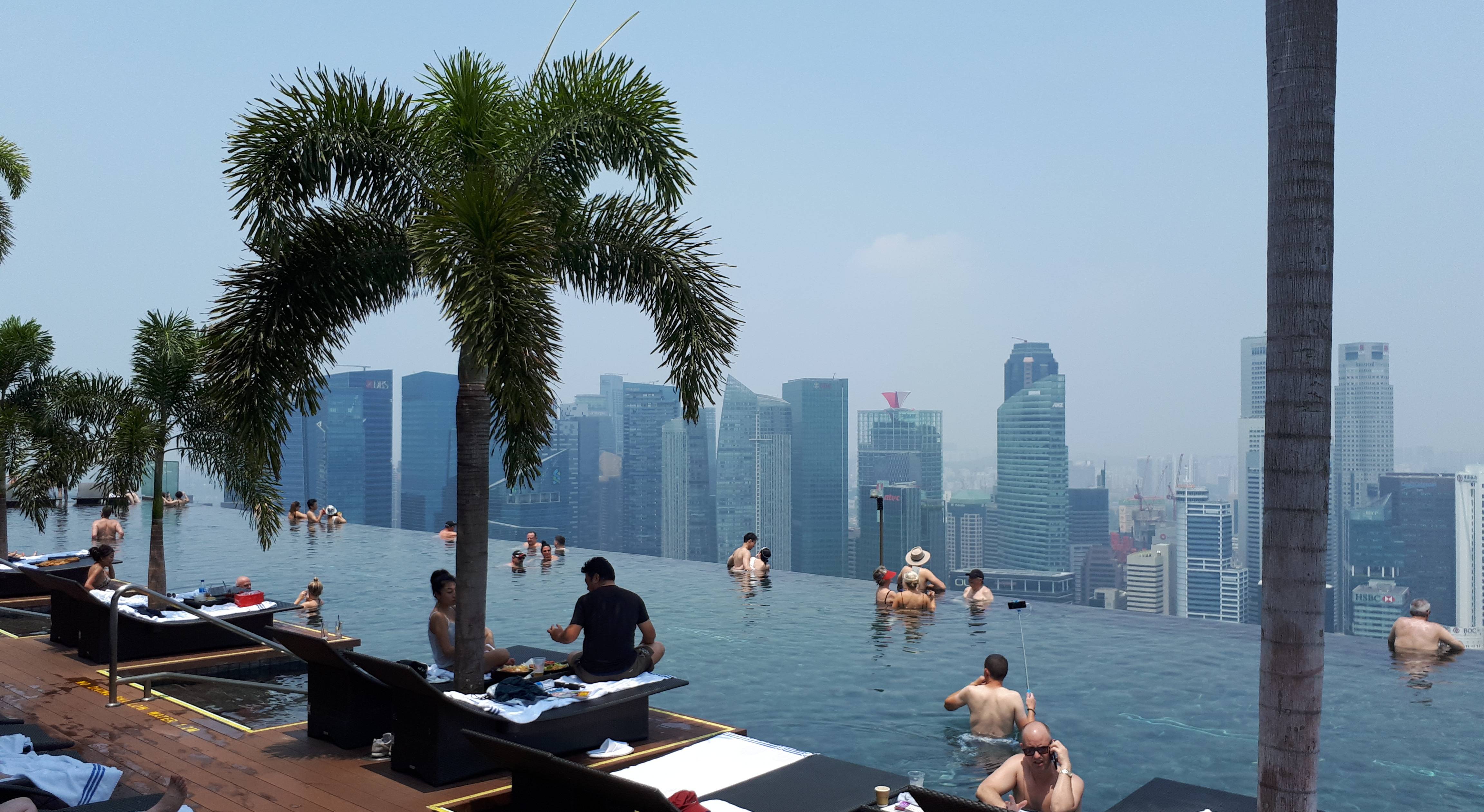 zwembad Marina Bay Sands