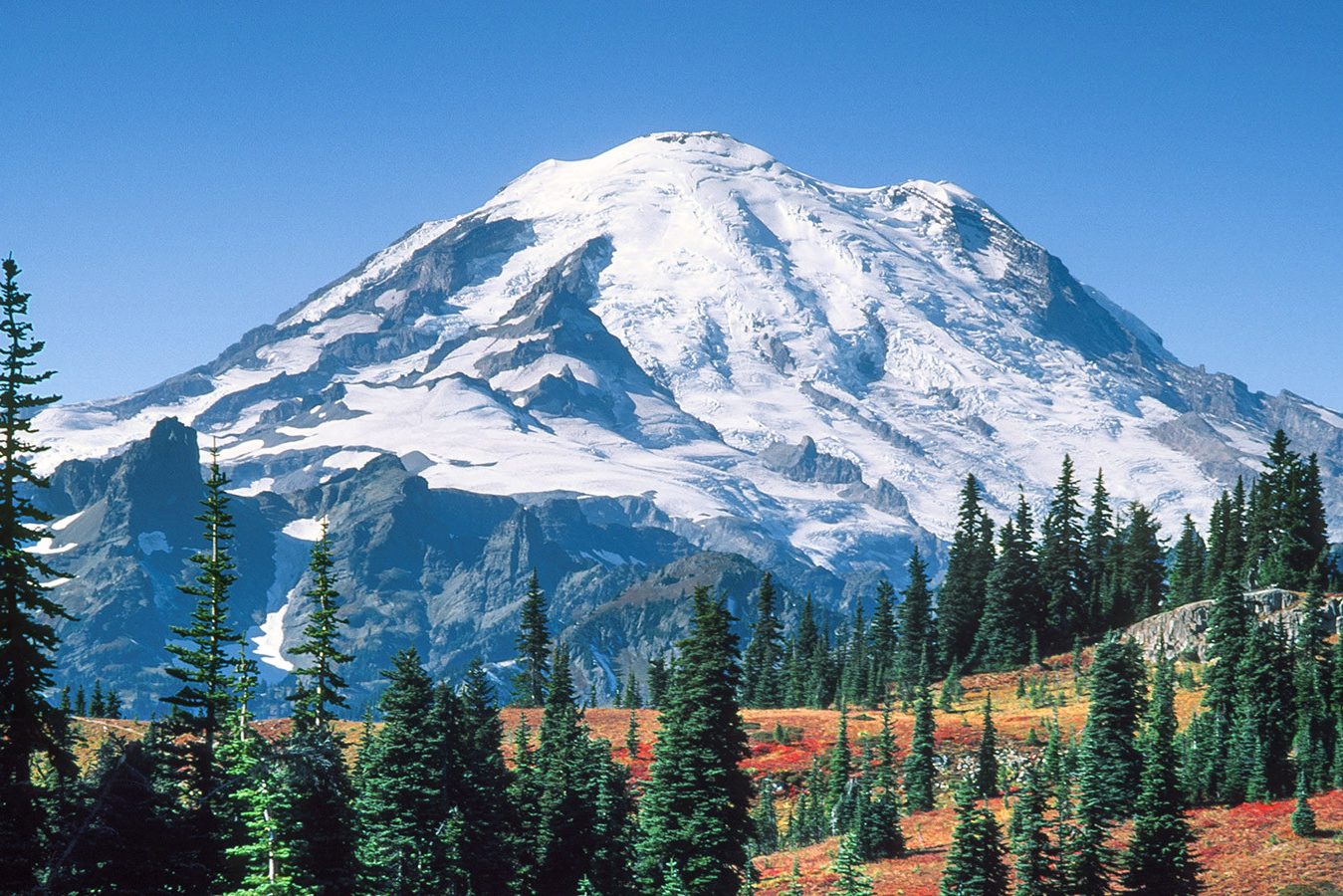Mount Rainier in Washington State in Amerika