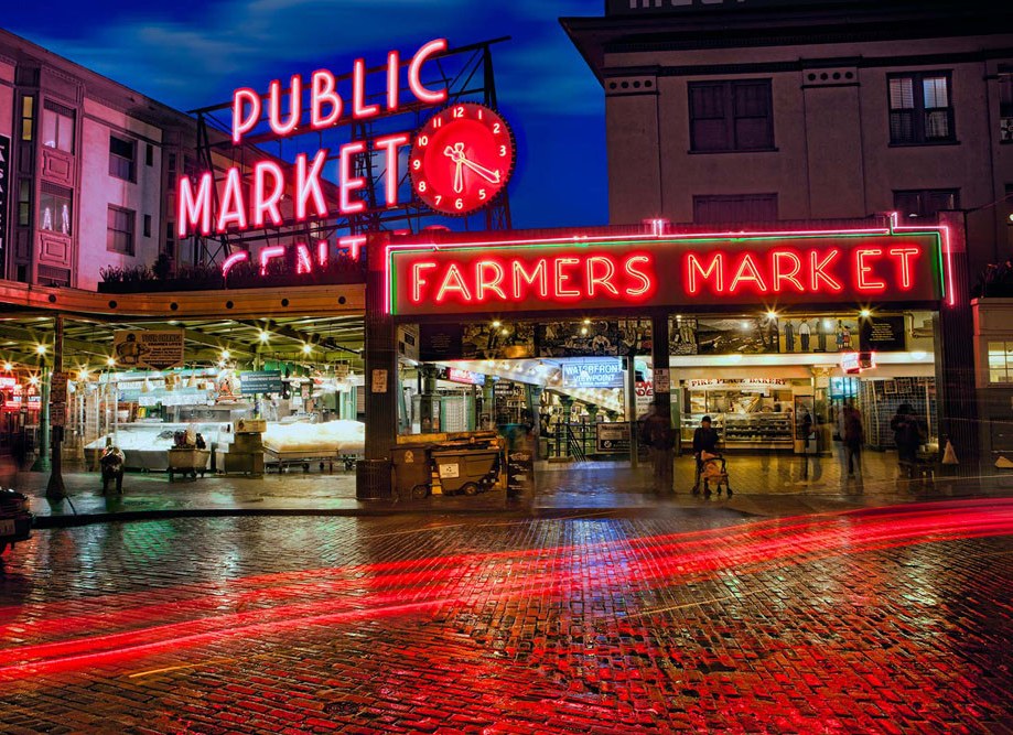 Public Market Center in Seattle in Amerika
