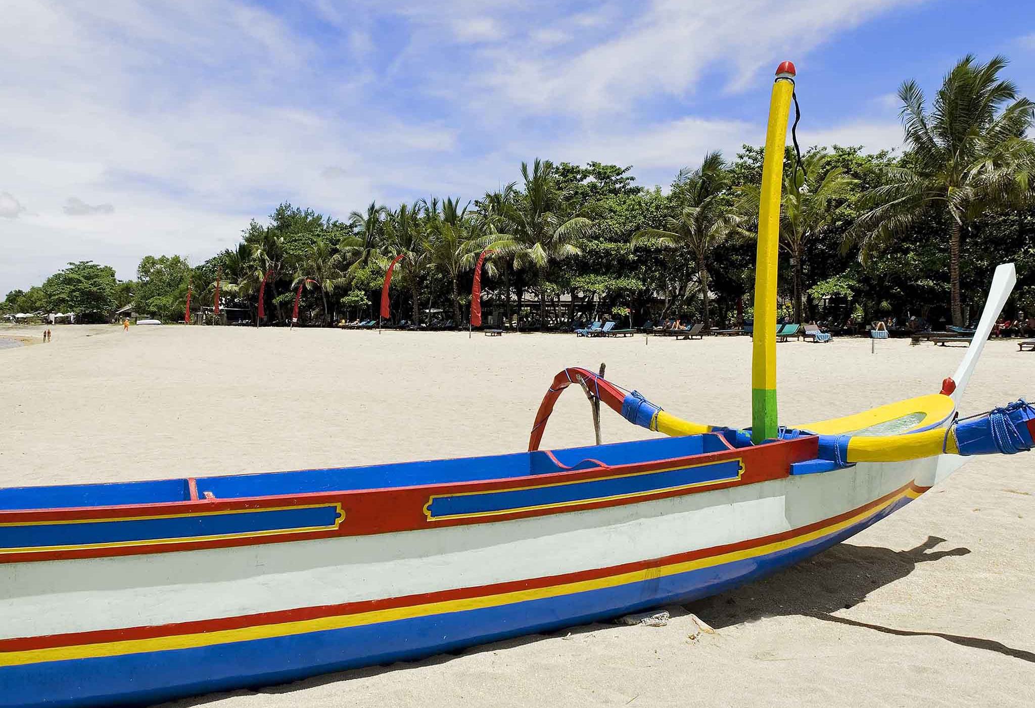 Sanur Beach op Bali