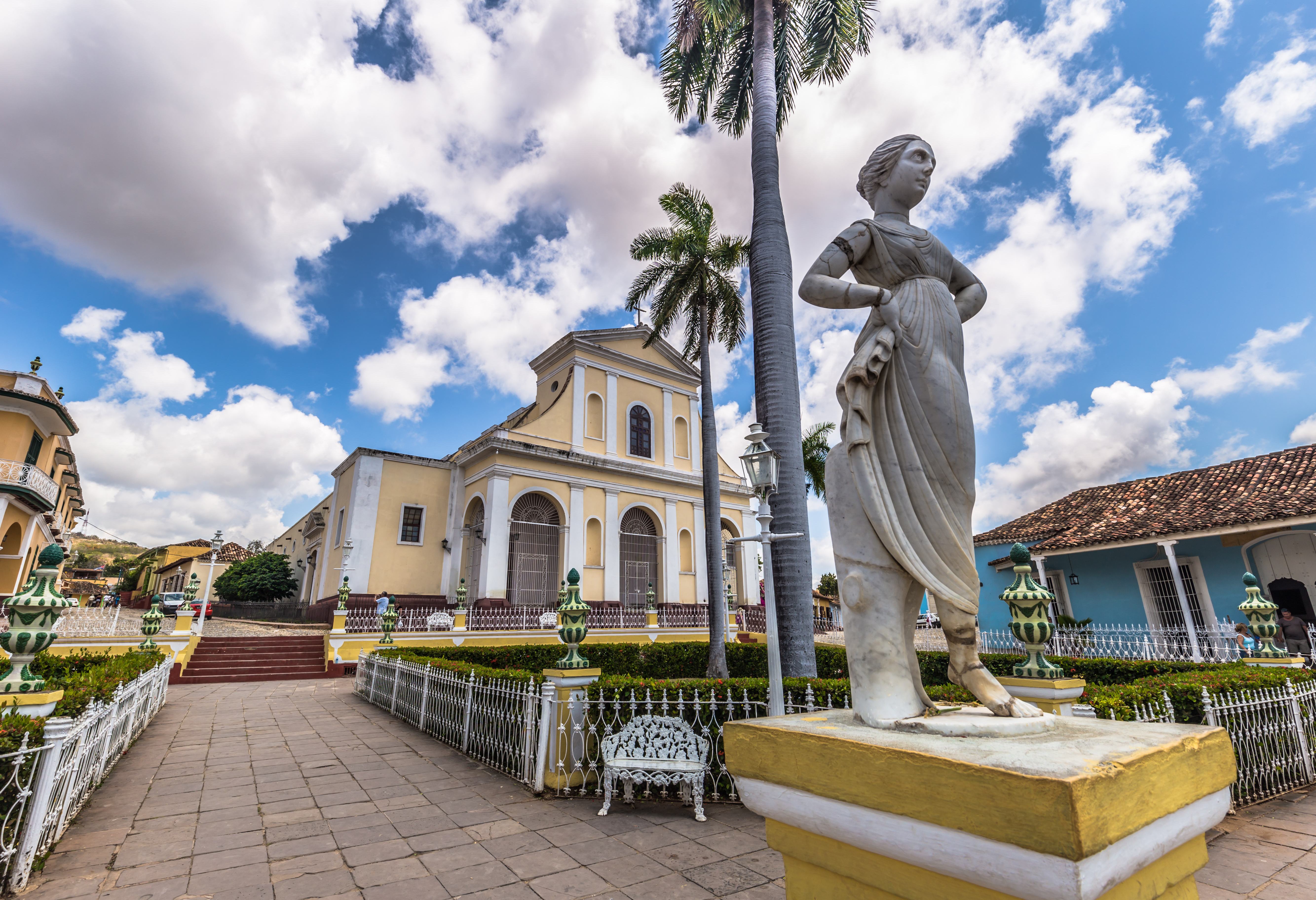 Plaza Mayor in Trinidad in Cuba