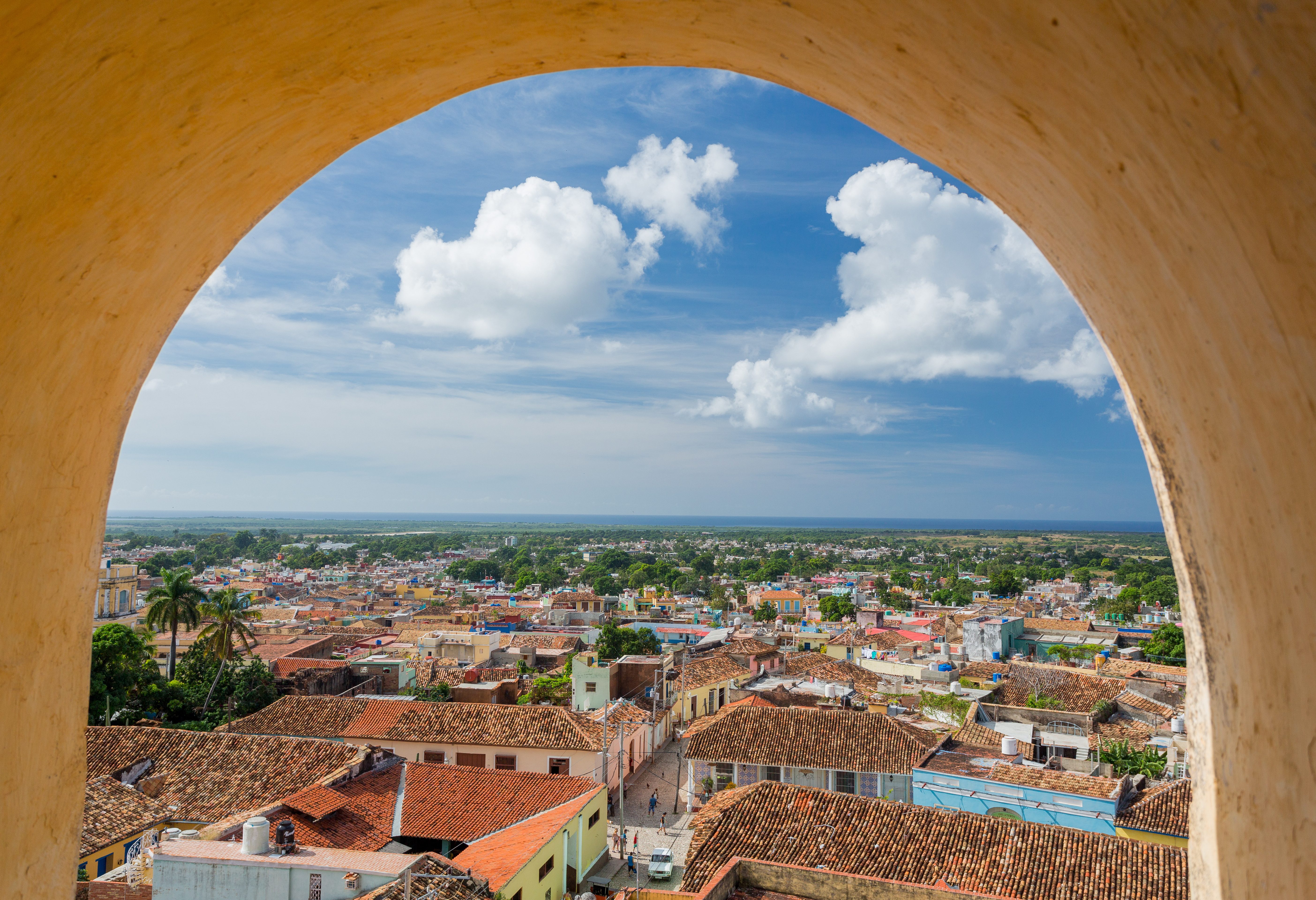 Uitzicht over Trinidad in Cuba