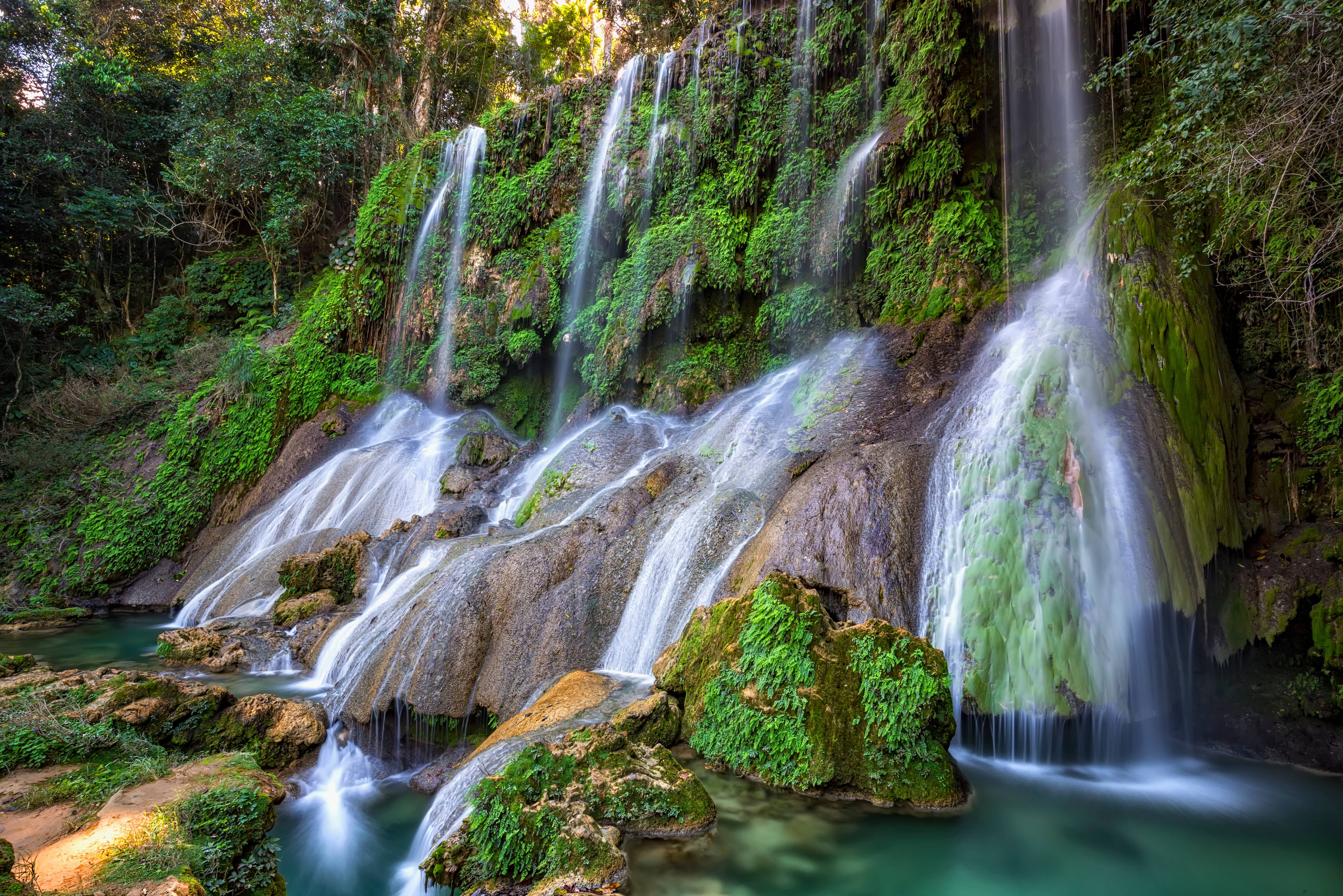 El Nicho waterval in Parque El Nicho in Cuba