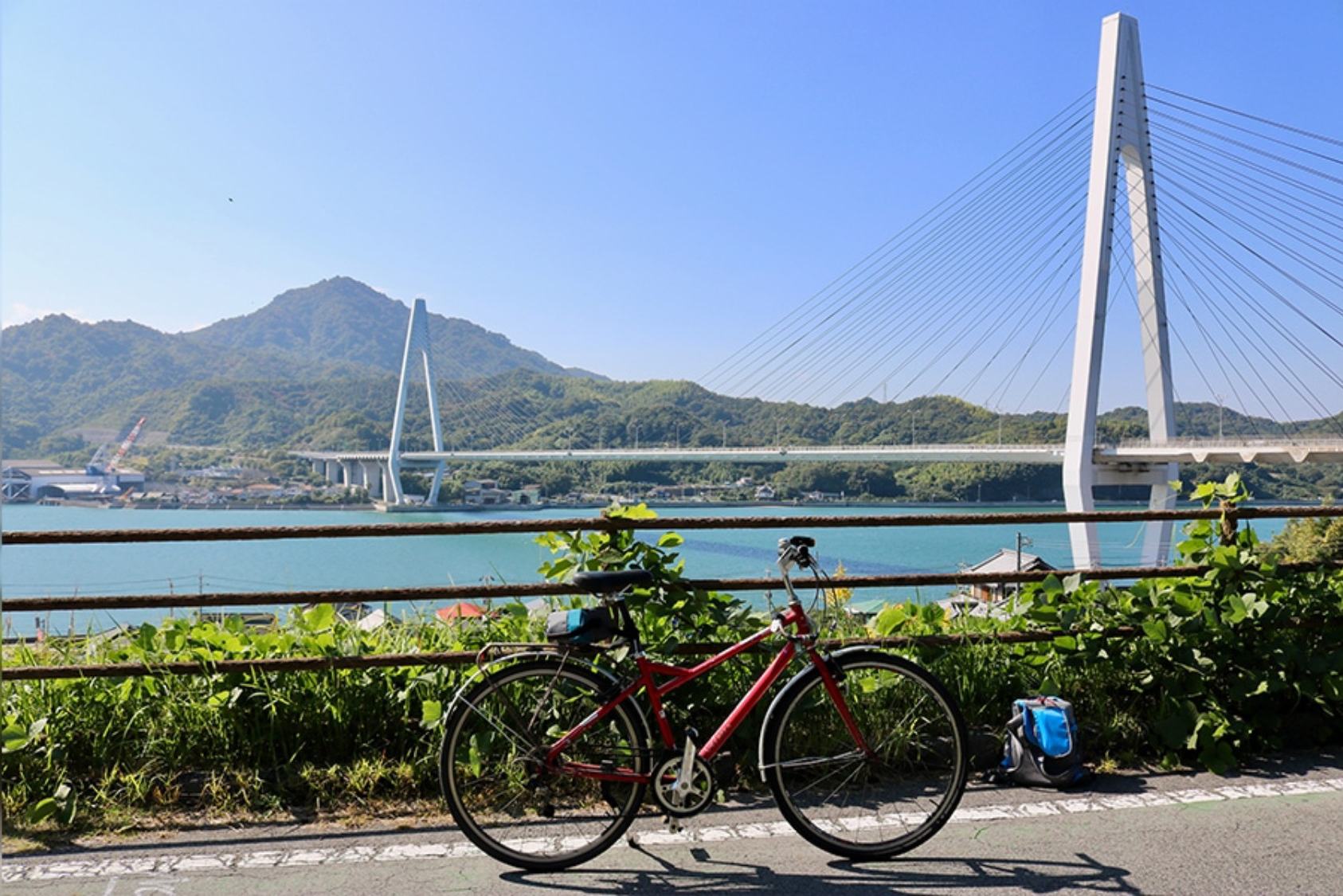 Fietstocht Shimanami Kaido in Japan