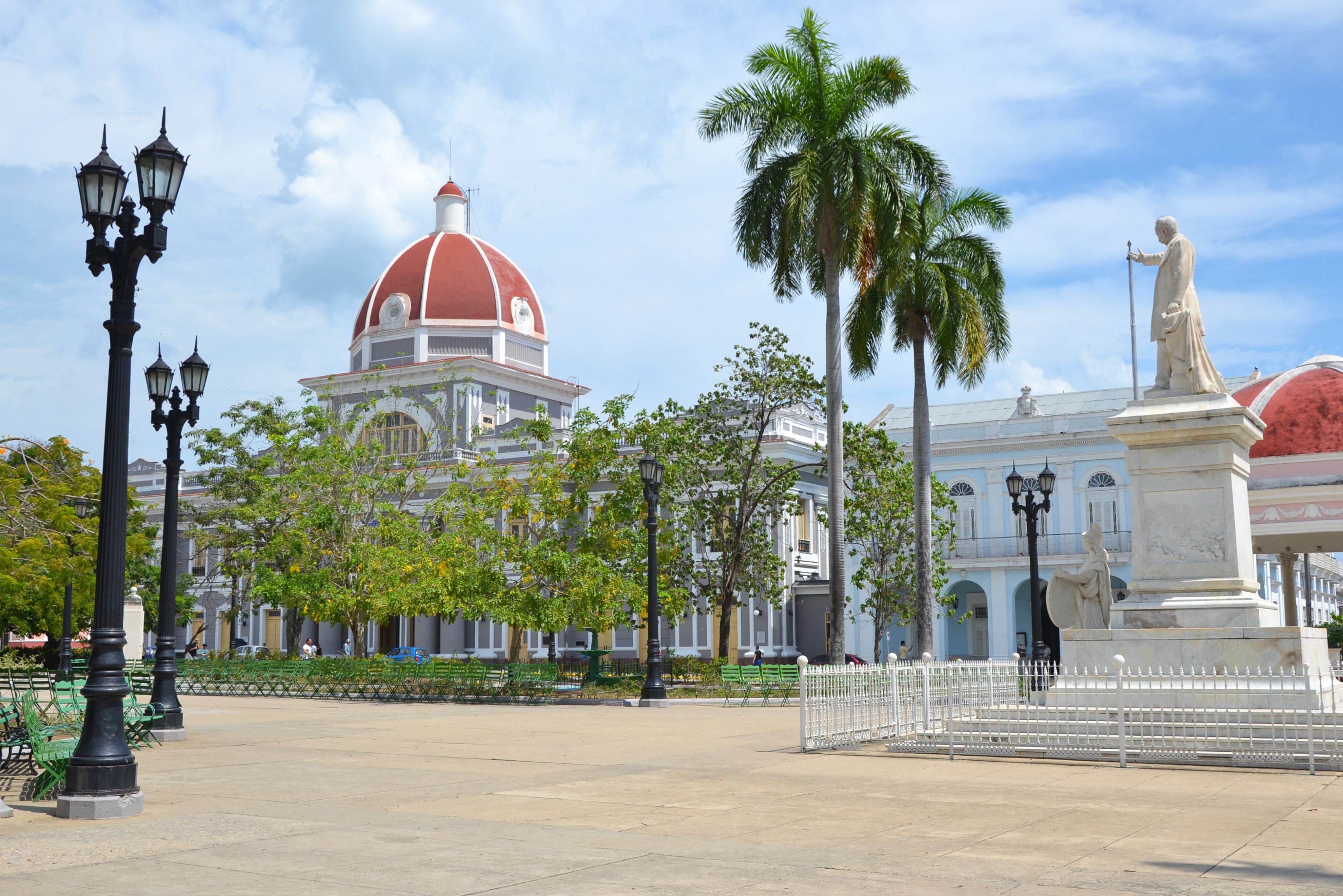 Parque Jose Marti in Cienfuegos in Cuba
