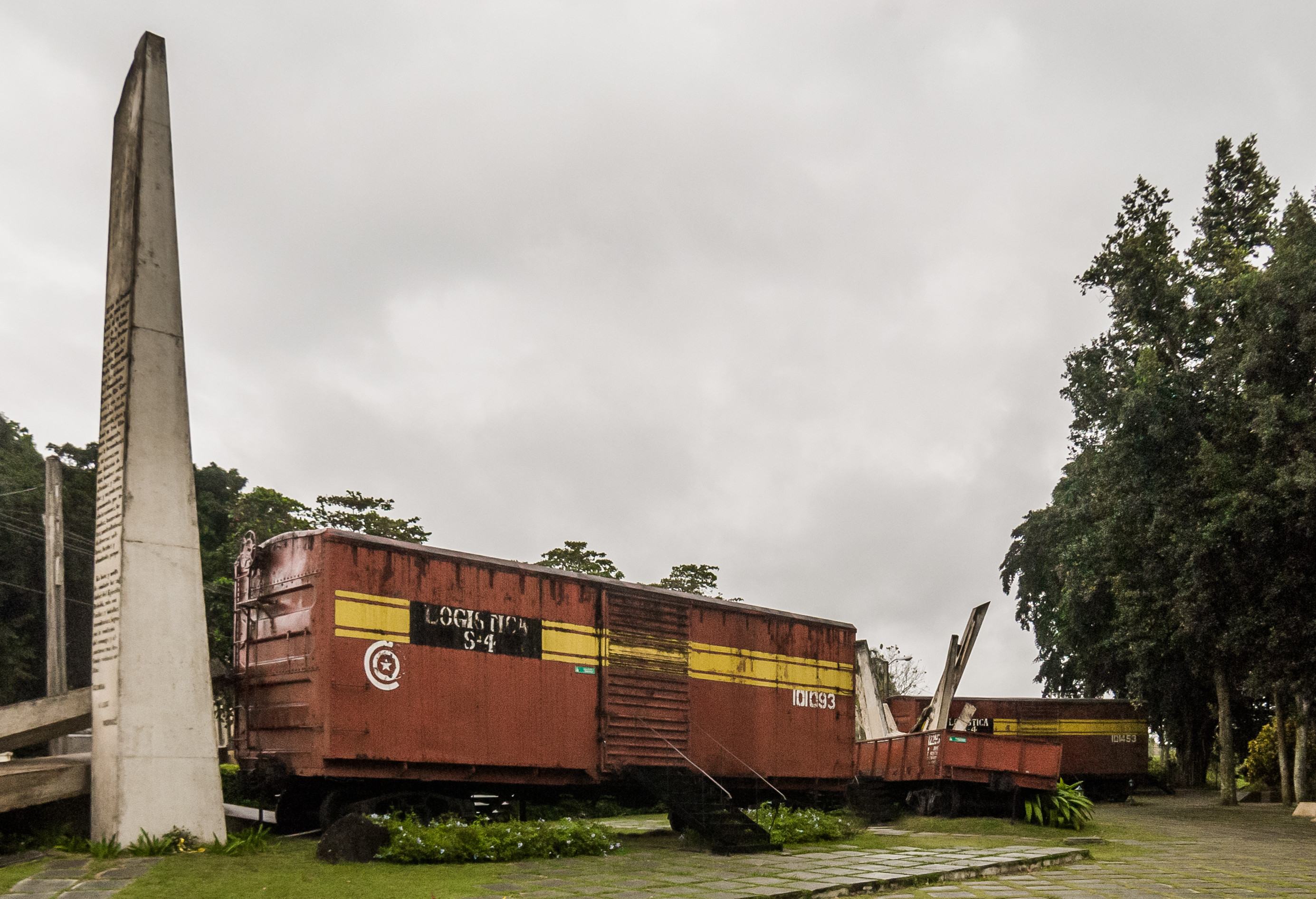 Tren blindado monument in Santa Clara in Cuba