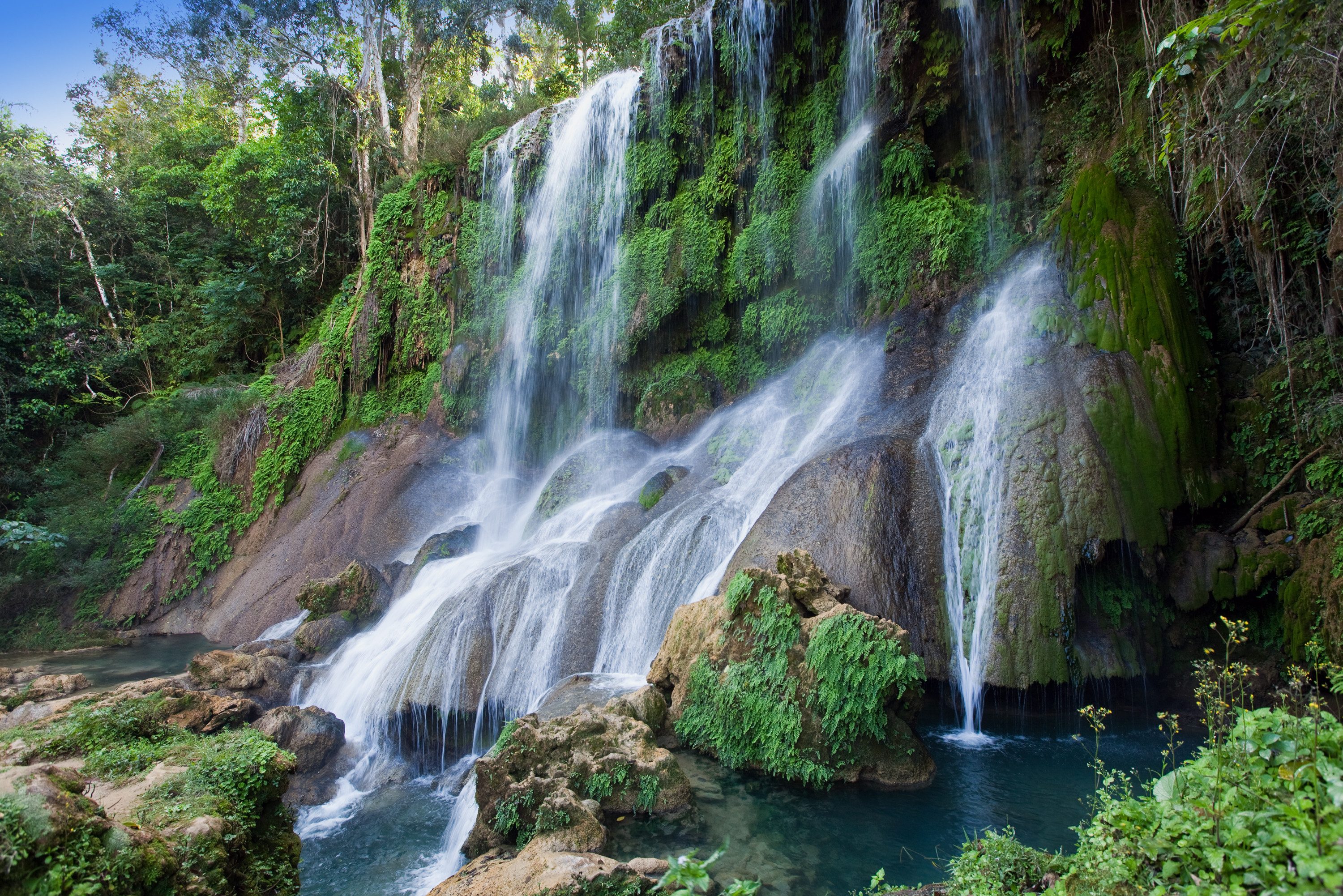 Soroa watervallen in Sierra del Rosario in Cuba