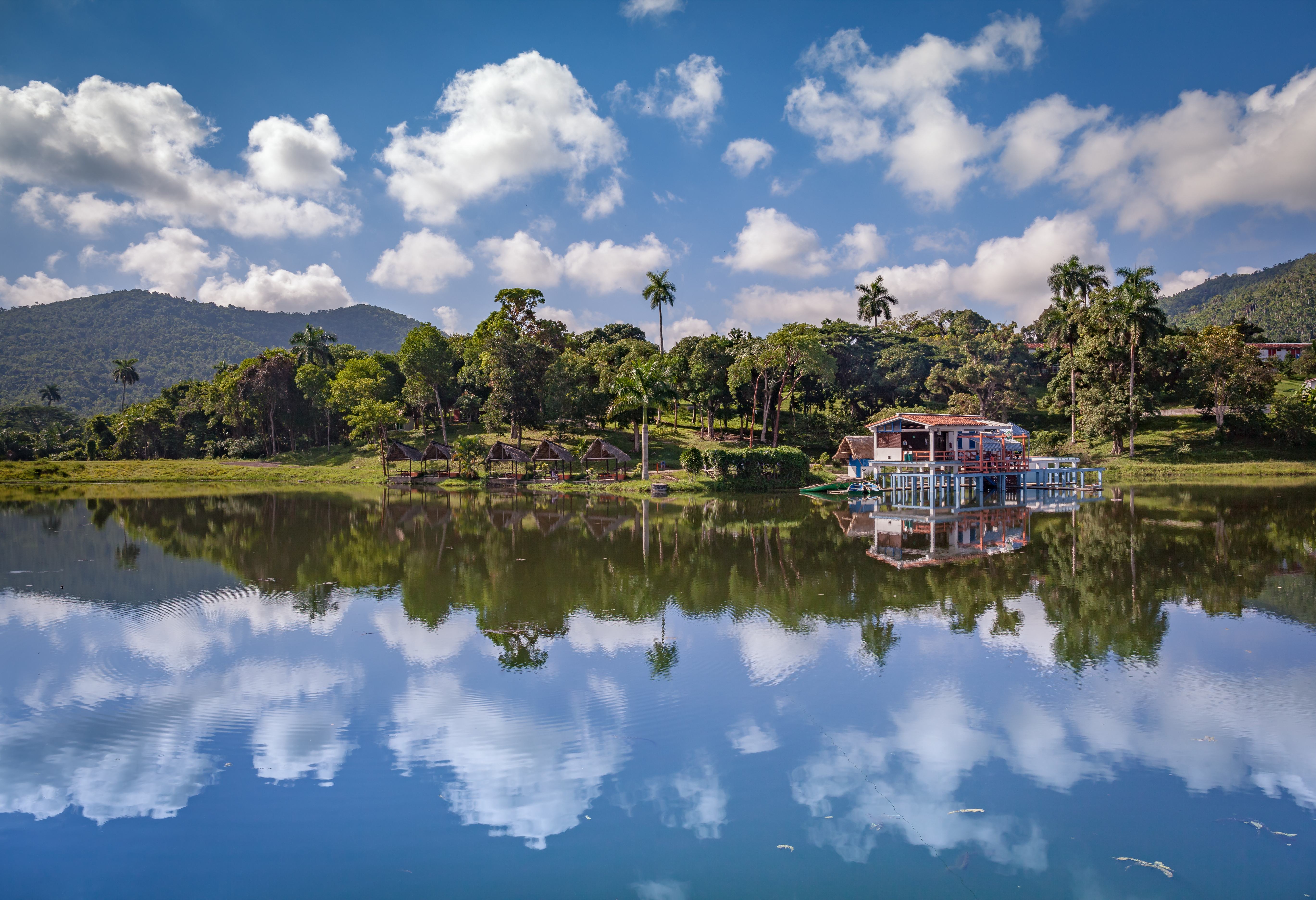 Uitzicht op Las Terrazas in Cuba