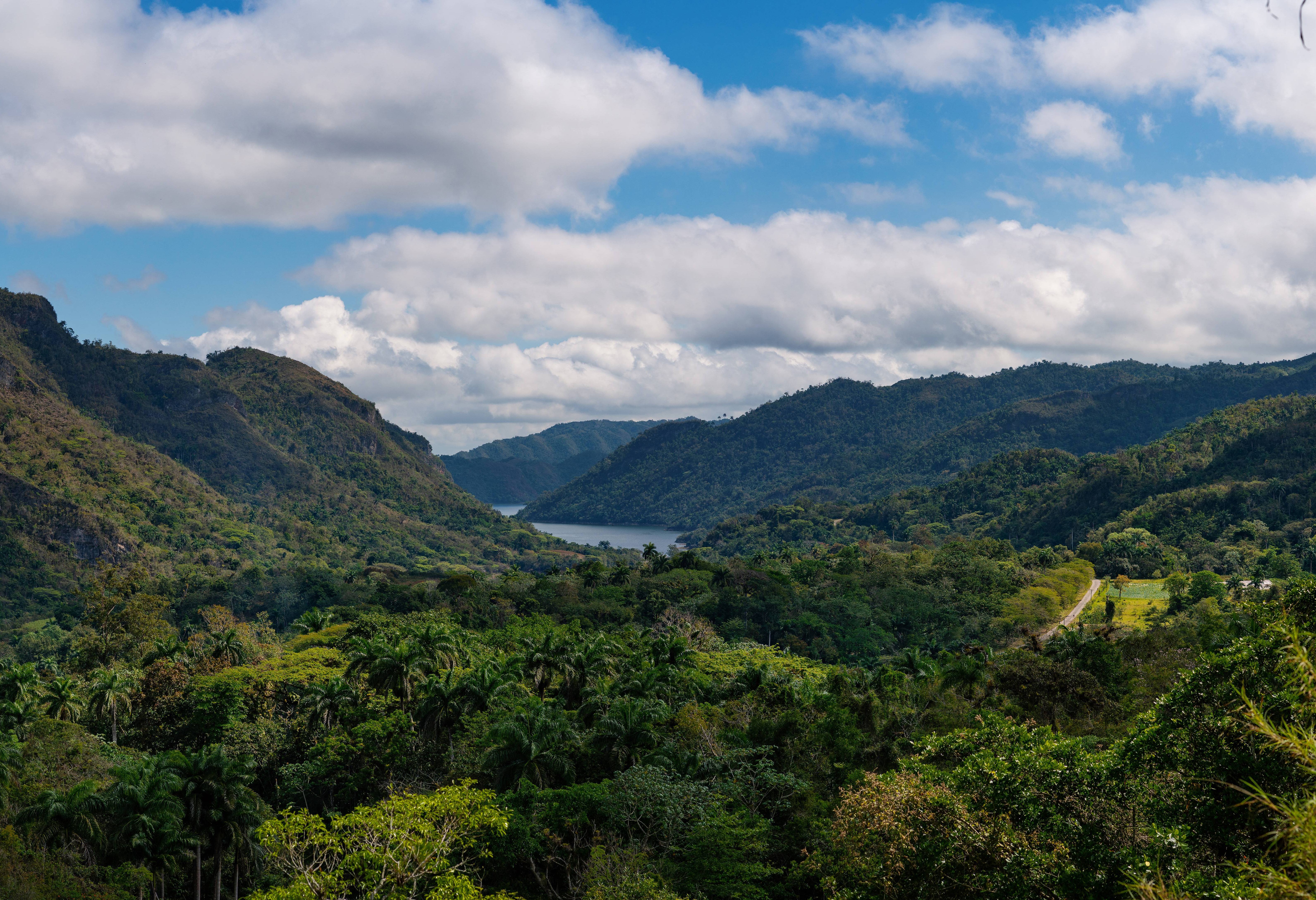 Uitzicht vanaf Parque El Nicho in Cuba