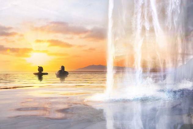 Sky Lagoon in IJsland