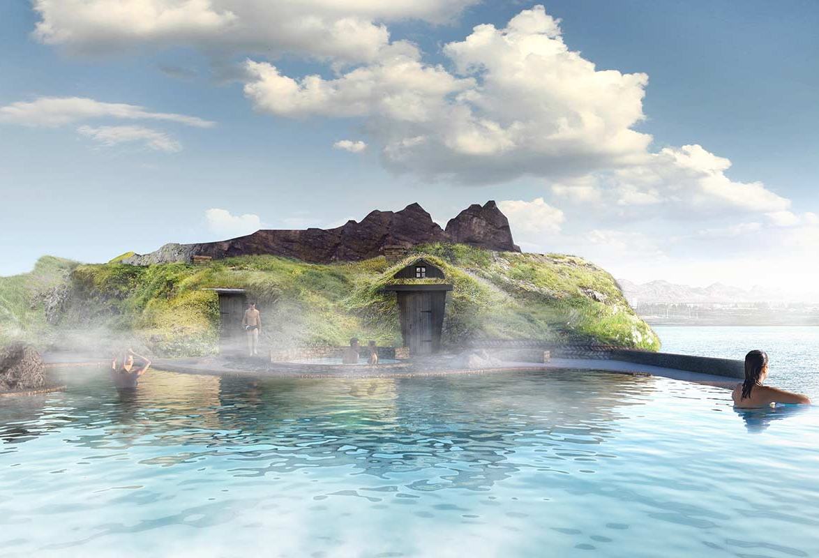 Sky Lagoon in IJsland