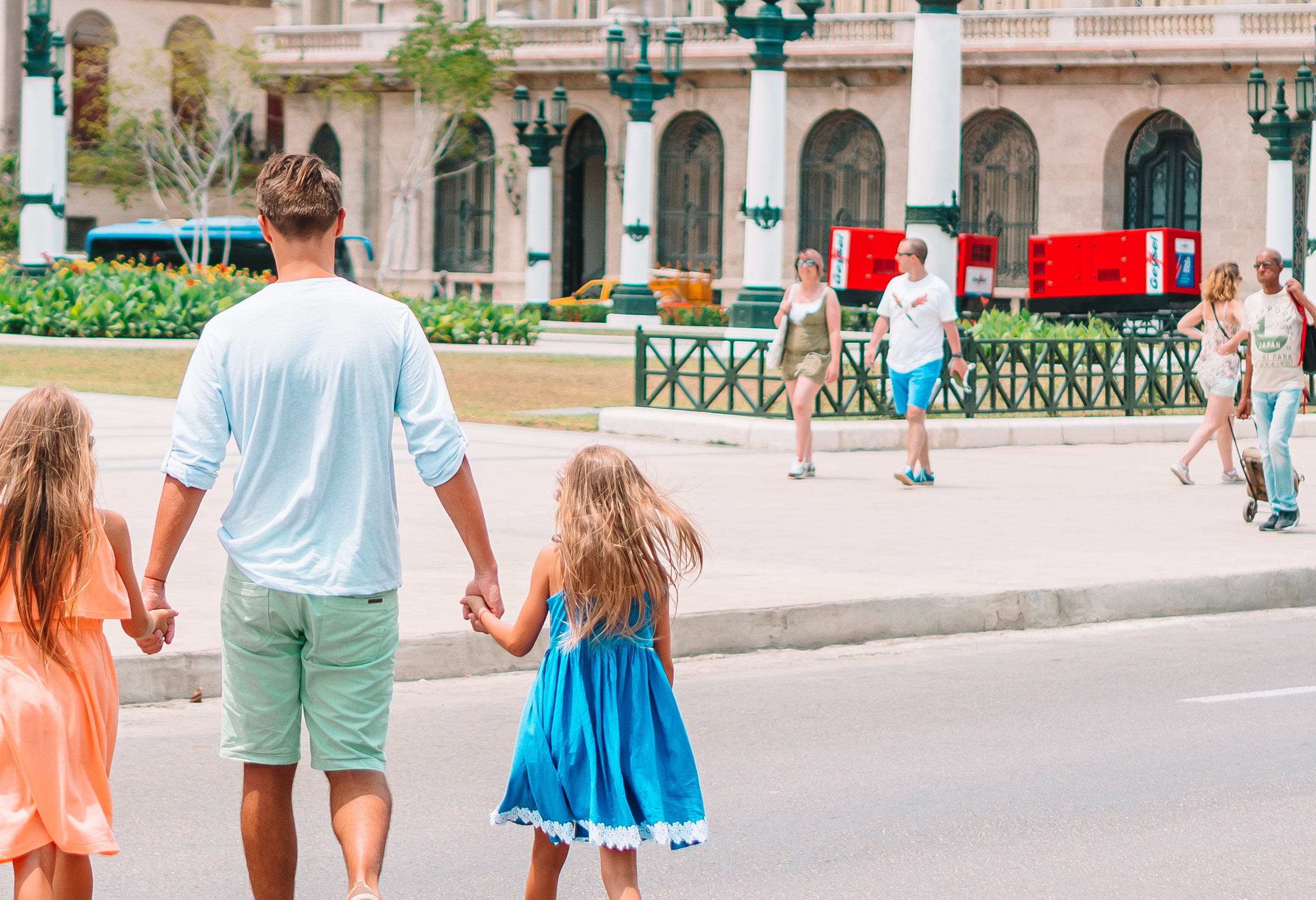 Wandelen door de stad Havana in Cuba