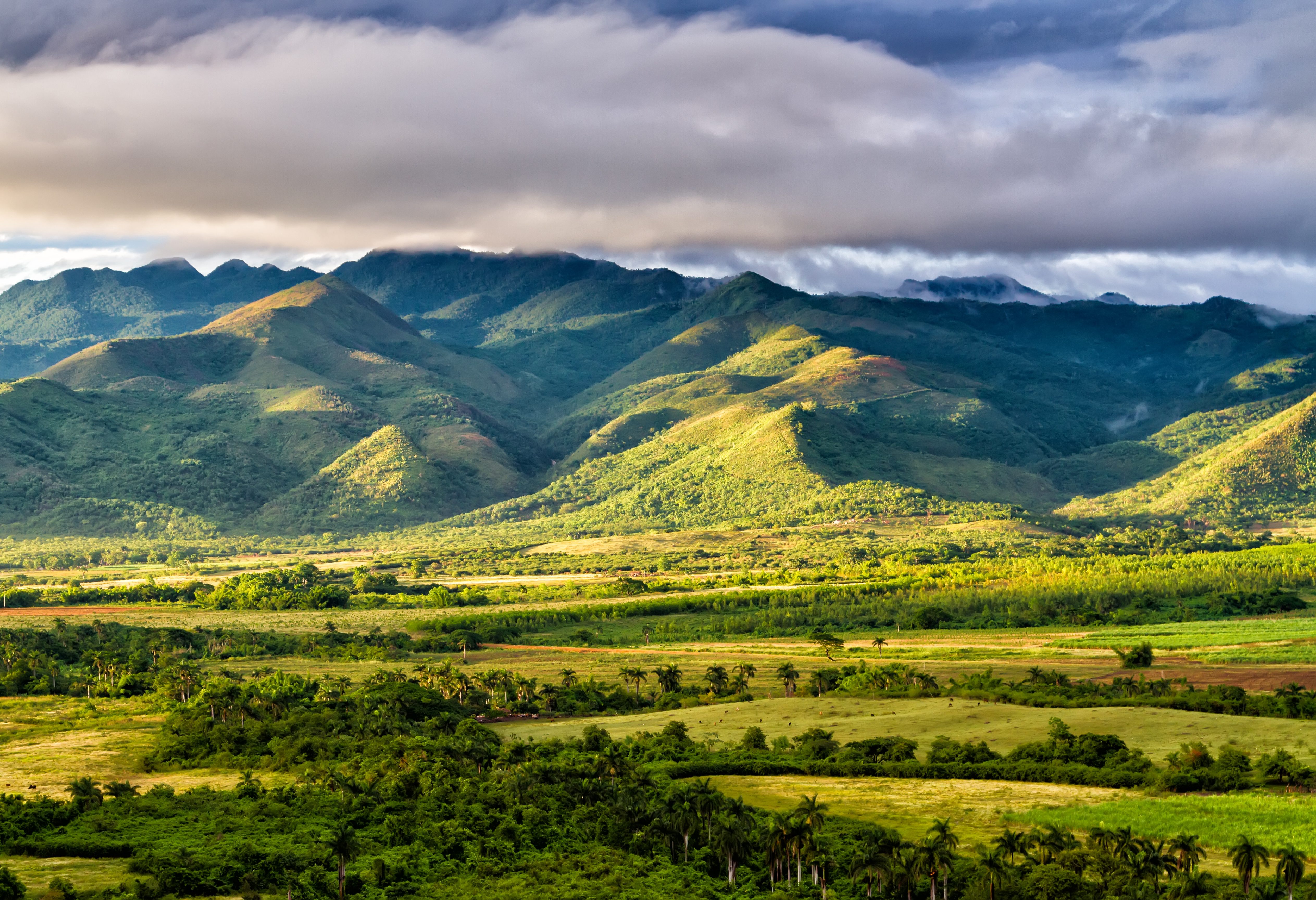 Uitzicht over Valle de los Ingenios in Cuba