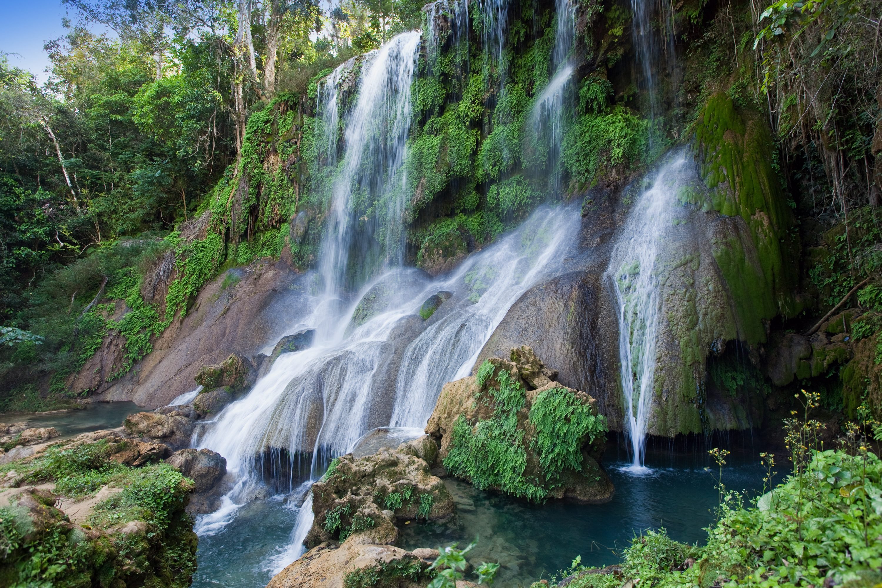 Soroa waterval in Sierra del Rosario biosfeerreservaat in Cuba
