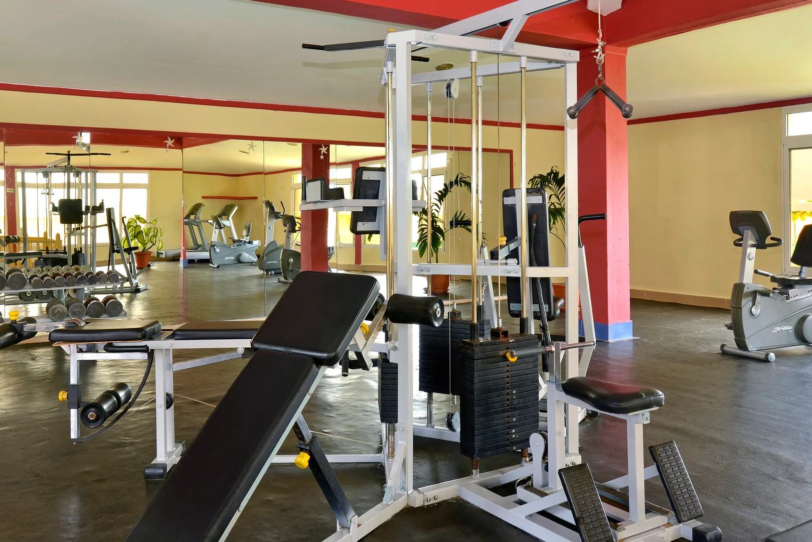 Fitnessruimte in het het Iberostar Tainos in Varadero in Cuba