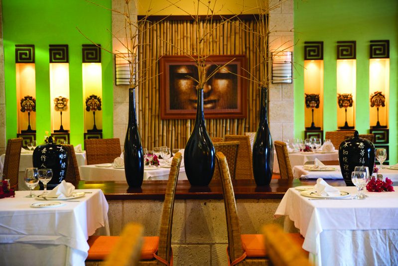 Aziatisch restaurant in het Grand Memories Varadero Sanctuary in Varadero in Cuba