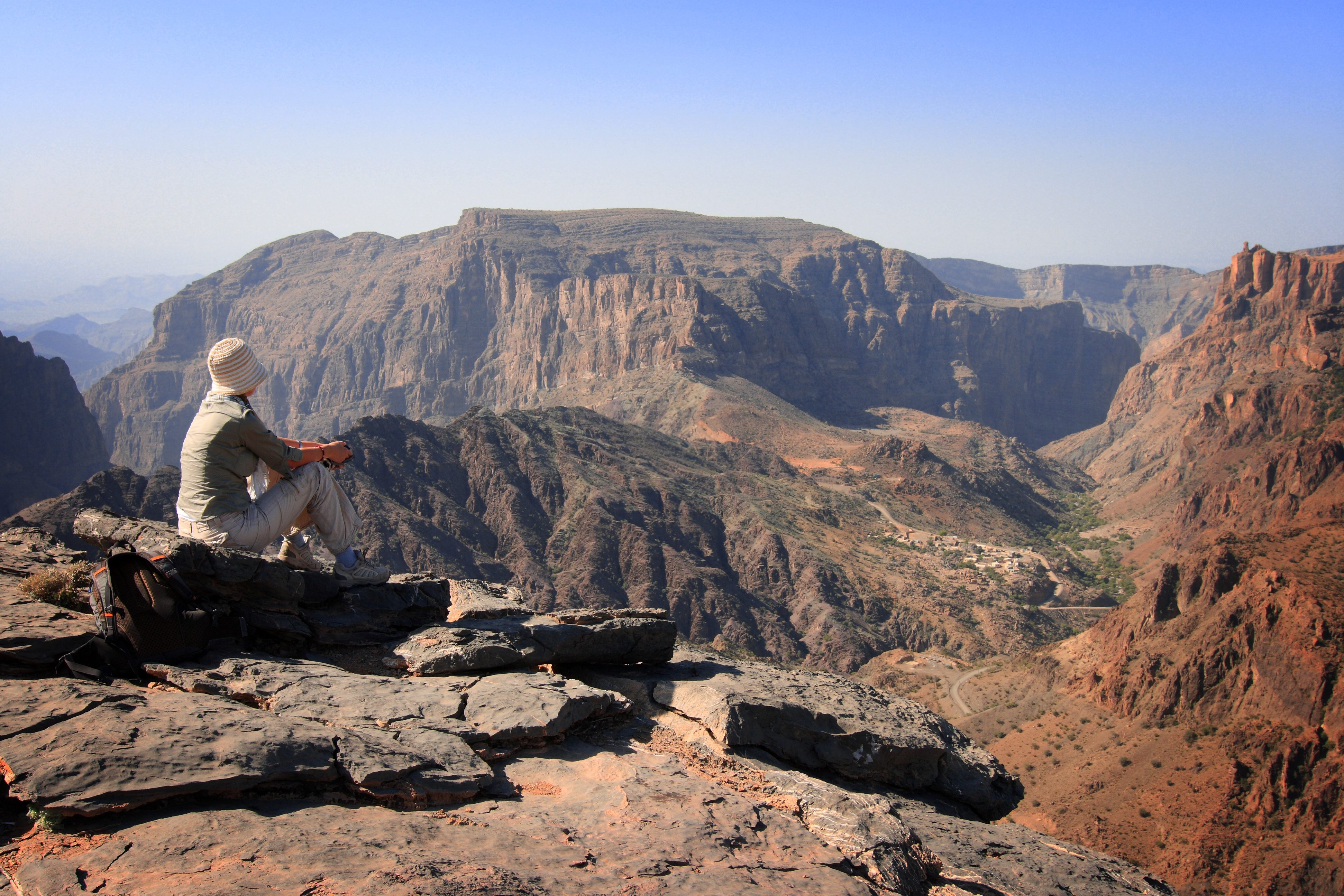 Jebel Akhdar gebergte Oman