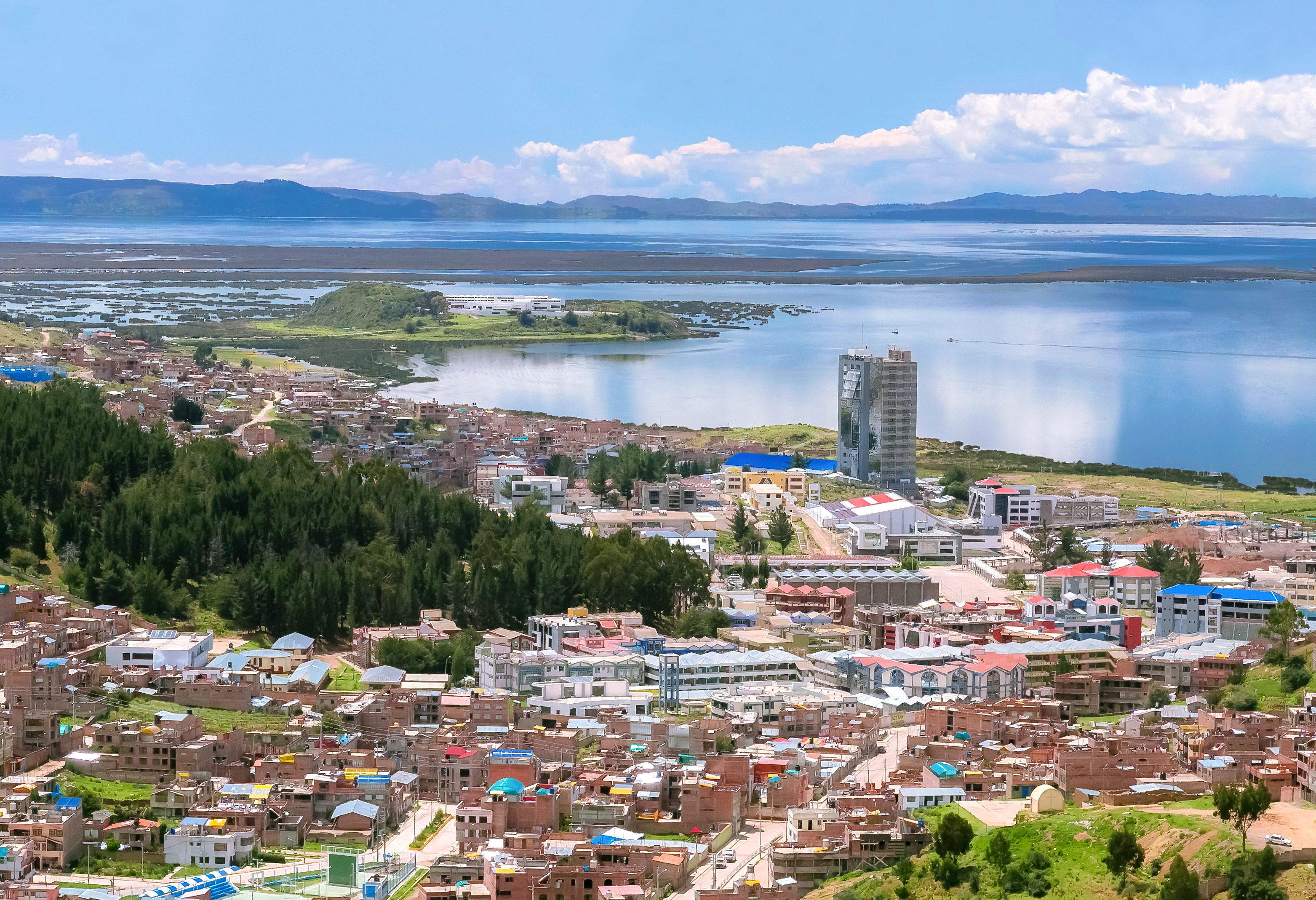 Puno aan het Titicacameer in Peru