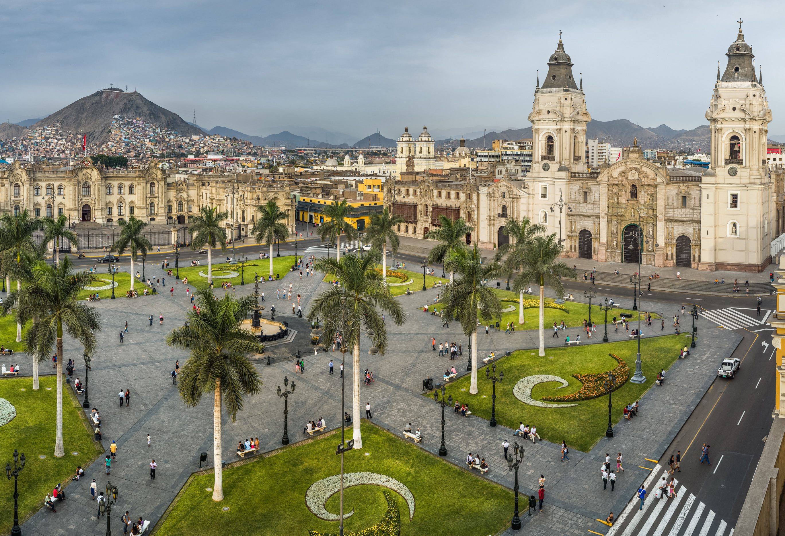 Plaza de Armas in Lima in Peru