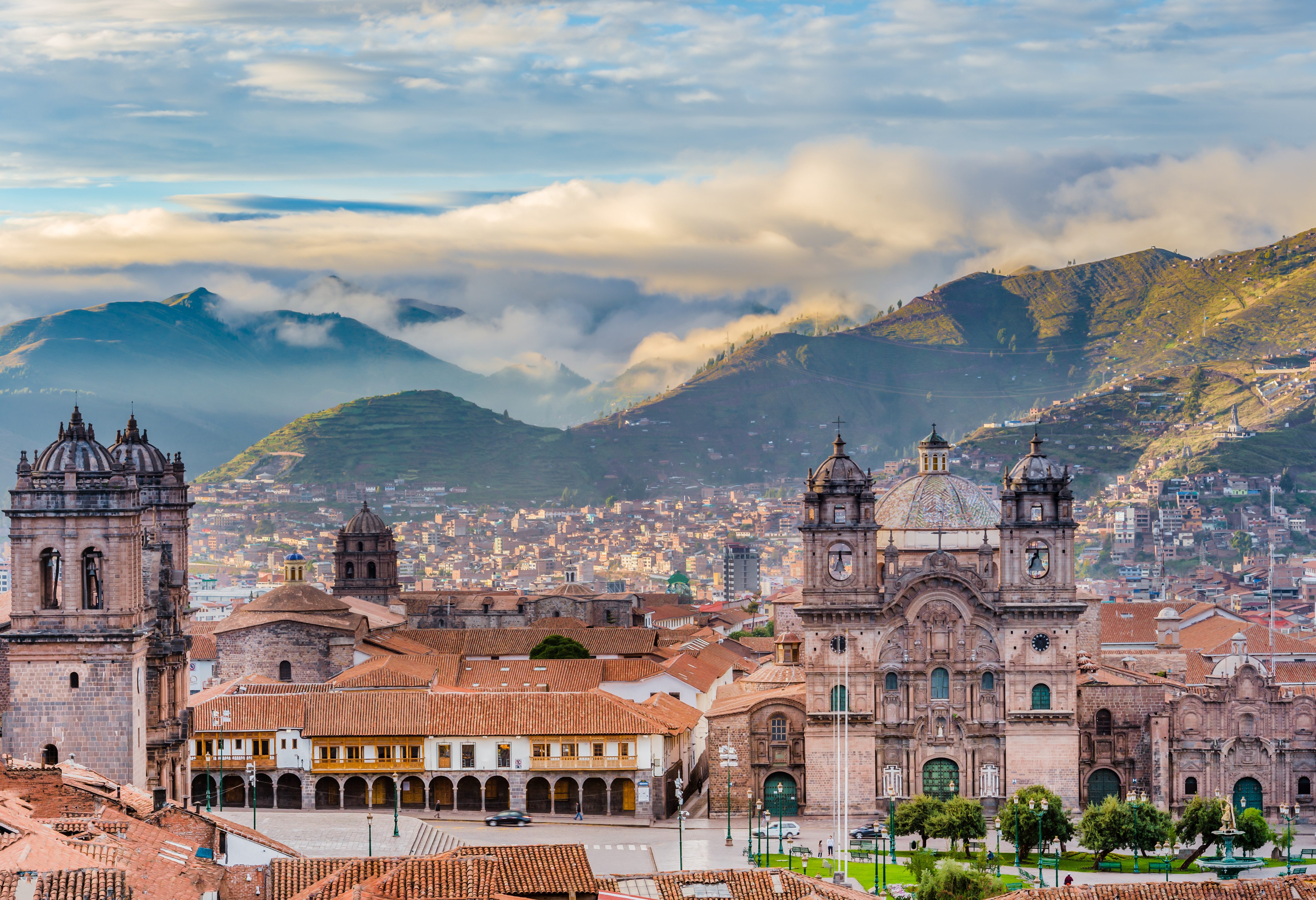 Plaza de Armas in Cusco in Peru