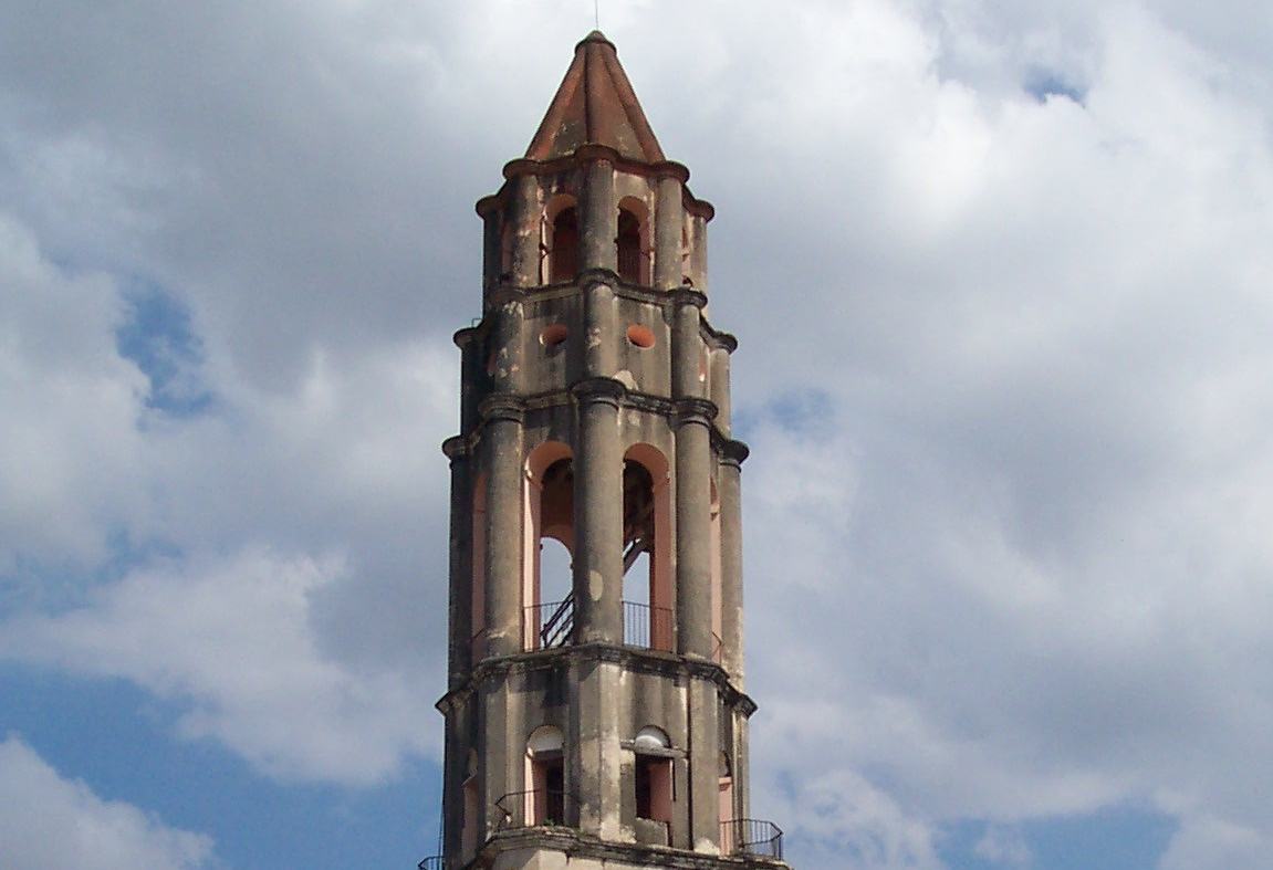 Beroemde toren van plantage Manaca-Iznaga in Valle de los Ingenios nabij Trinidad in Cuba