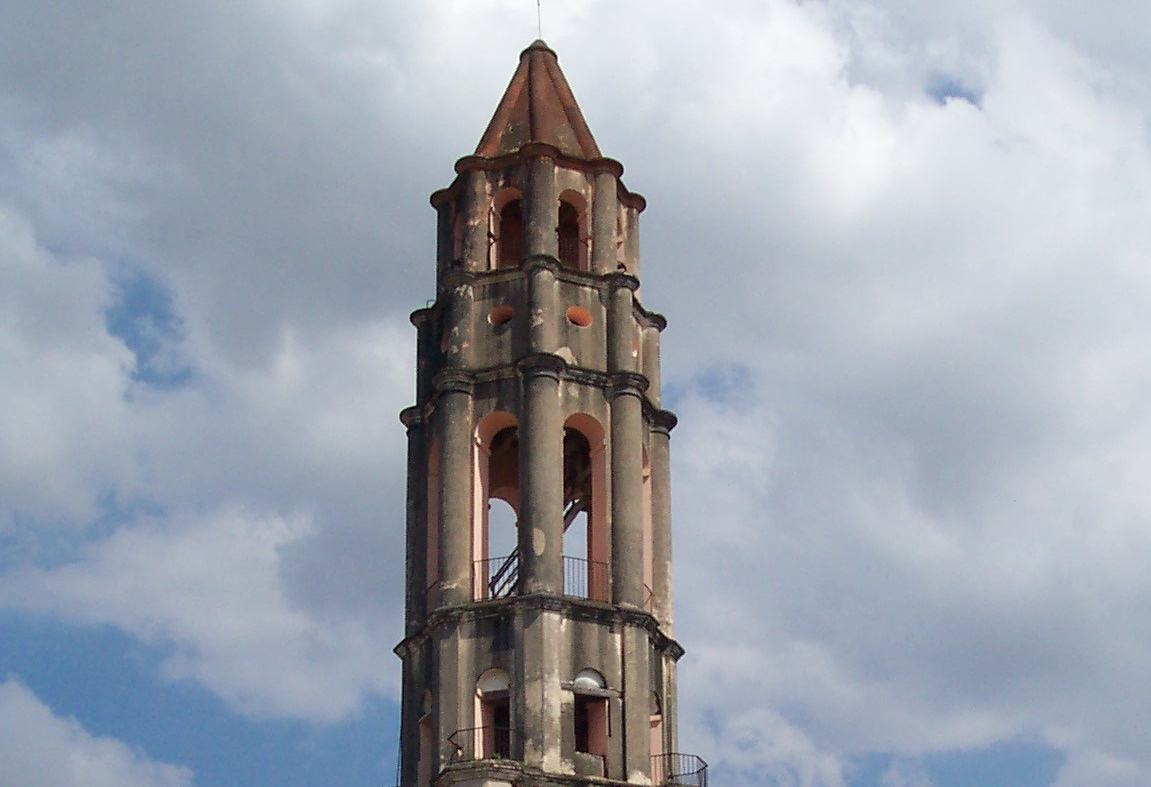 Beroemde toren op plantage Manaca-Ignaza in Valle de los Ingenios nabij Trinidad in Cuba