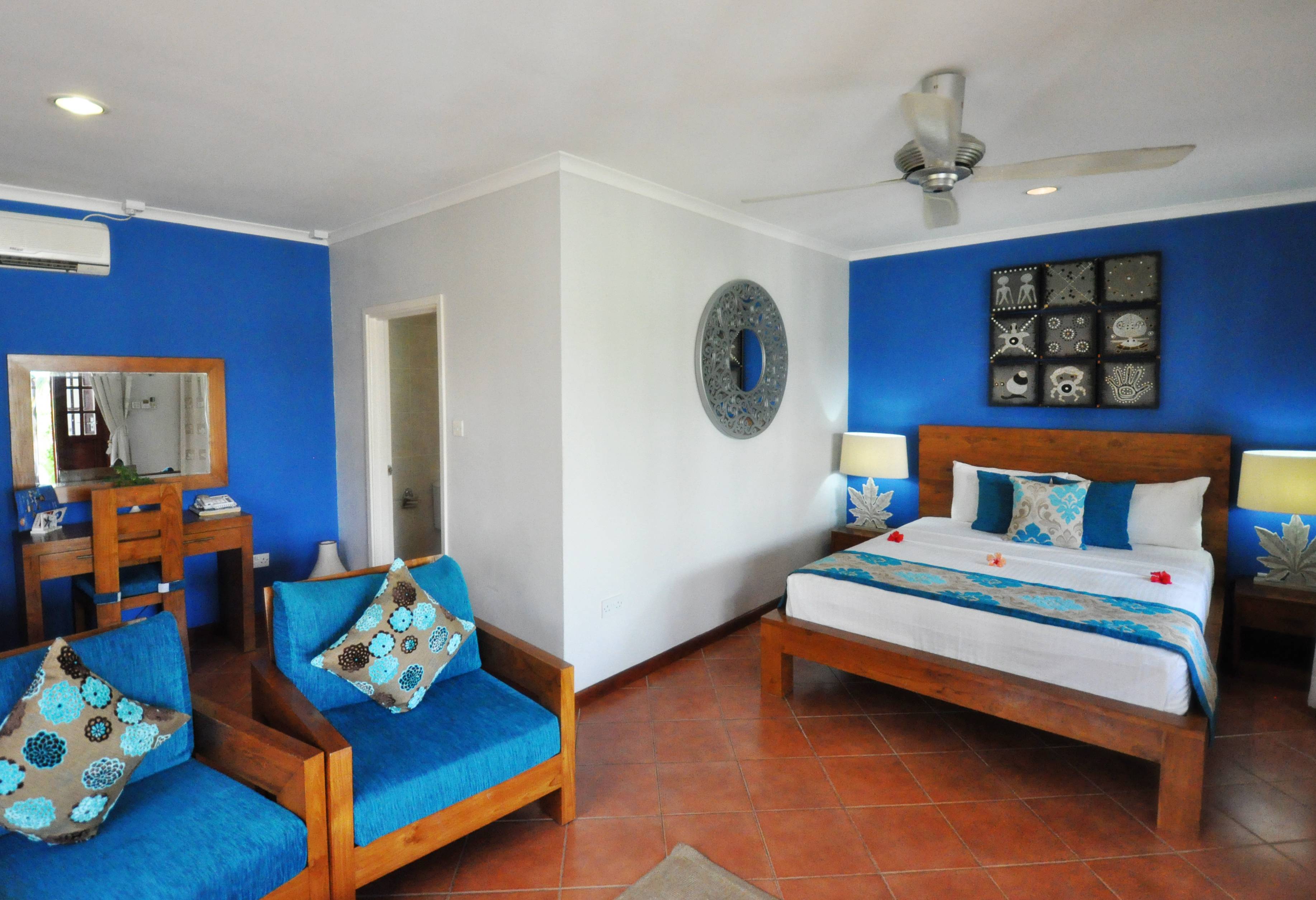 Superior kamer van Villas de Mer op Praslin in de Seychellen