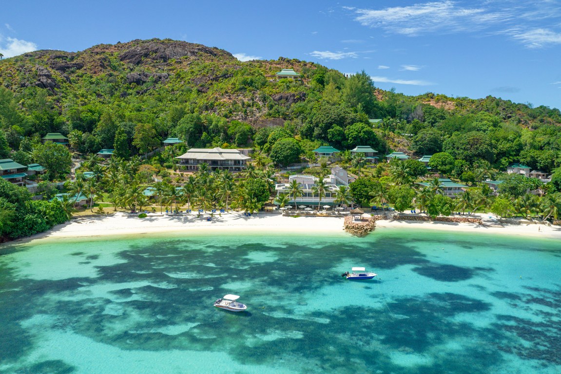 Hotel L'Archipel op Praslin in de Seychellen