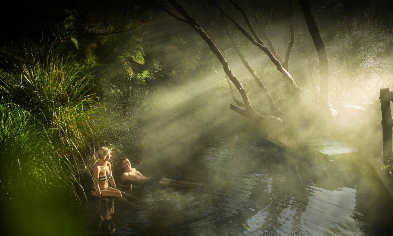 Tarawera Hotsprings Nieuw Zeeland