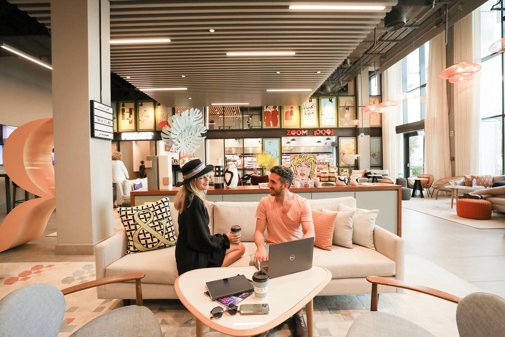 Dubai Emirates Rove Downtown Hotel Lounge