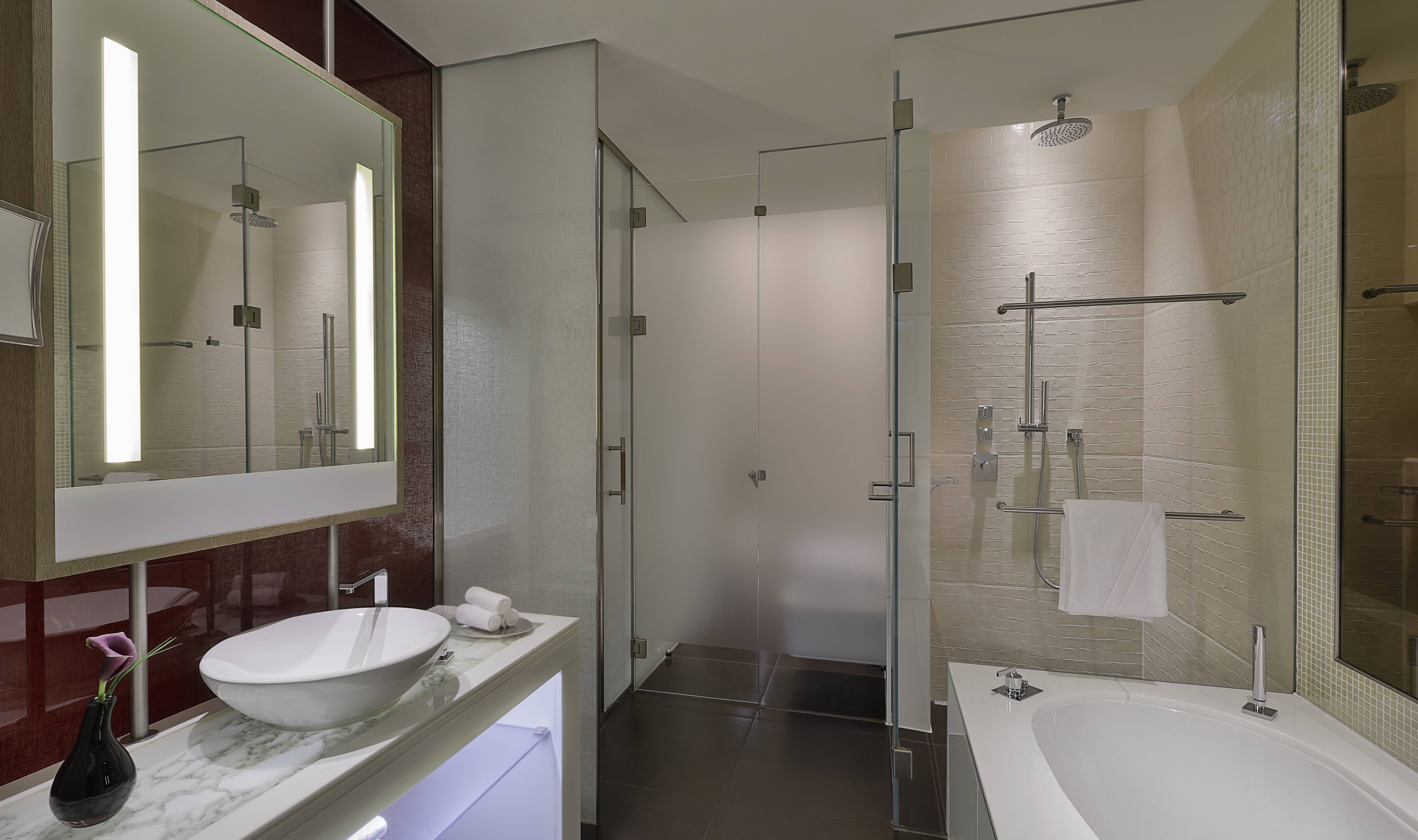 Abu Dhabi Emiraten W Hotel Wonderful Kamer Badkamer