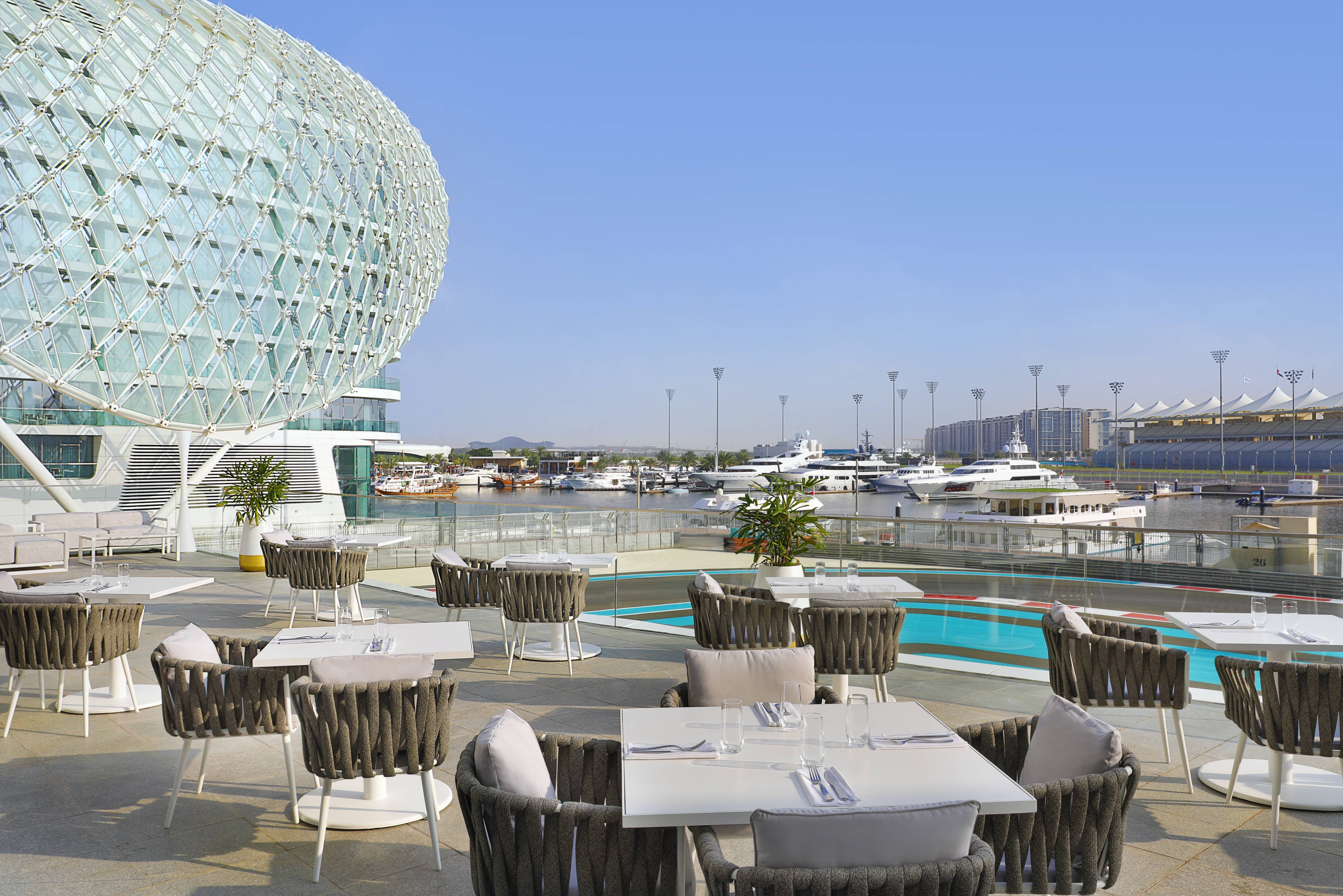 Abu Dhabi Emiraten W Hotel Terras