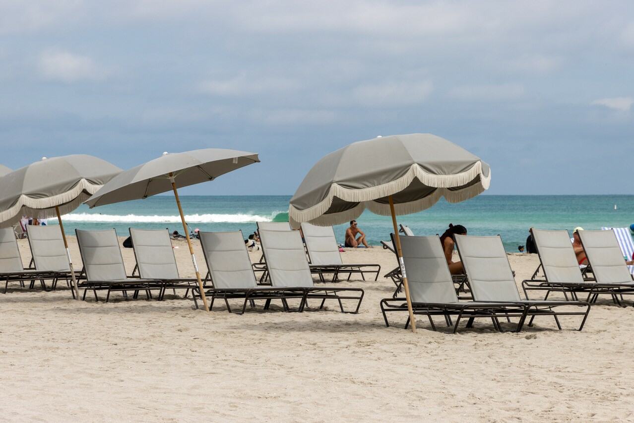 Amerika Miami UMA House Private strand loungers