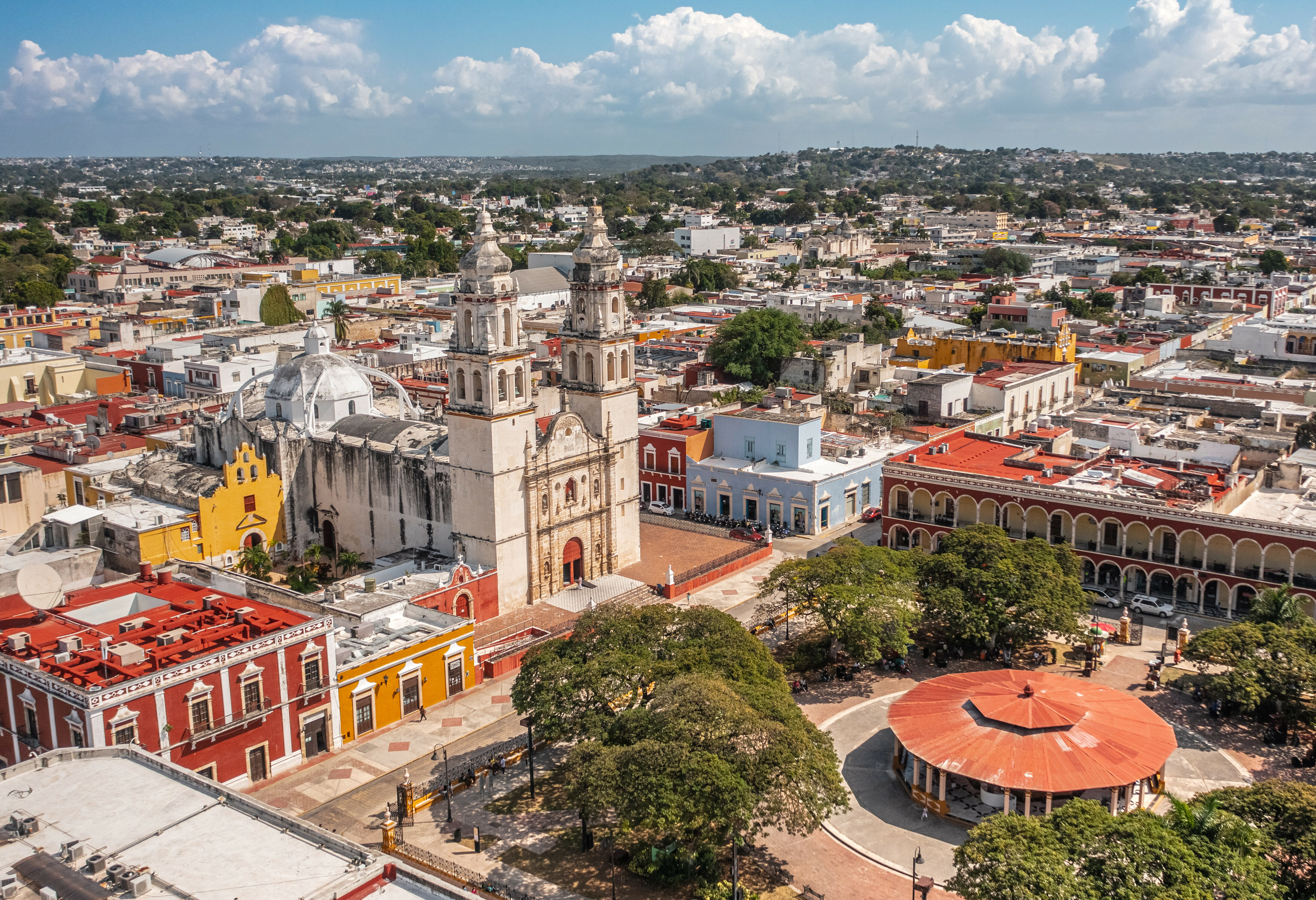 Stadsbeeld van Campeche