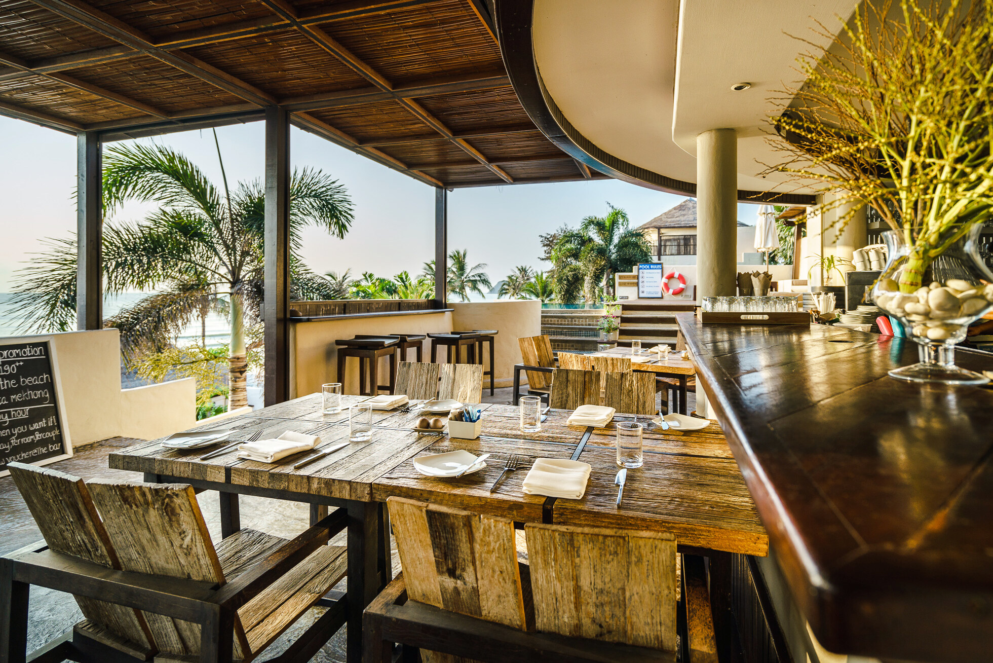 Thailand Hua Hin Pranburi Aleenta Resort Restaurant