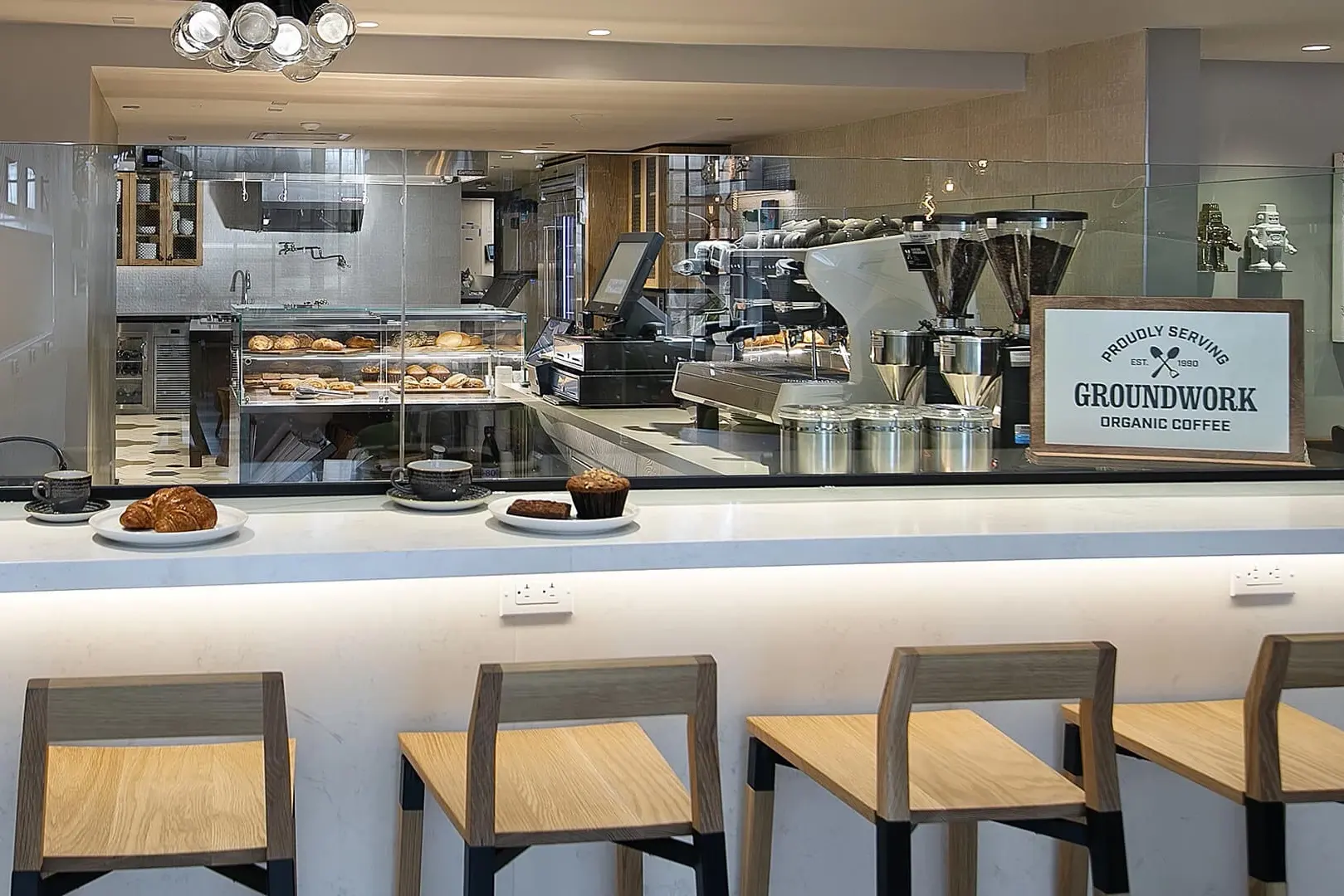 Amerika Los Angeles The Wayfarer Downtown Coffee Bar